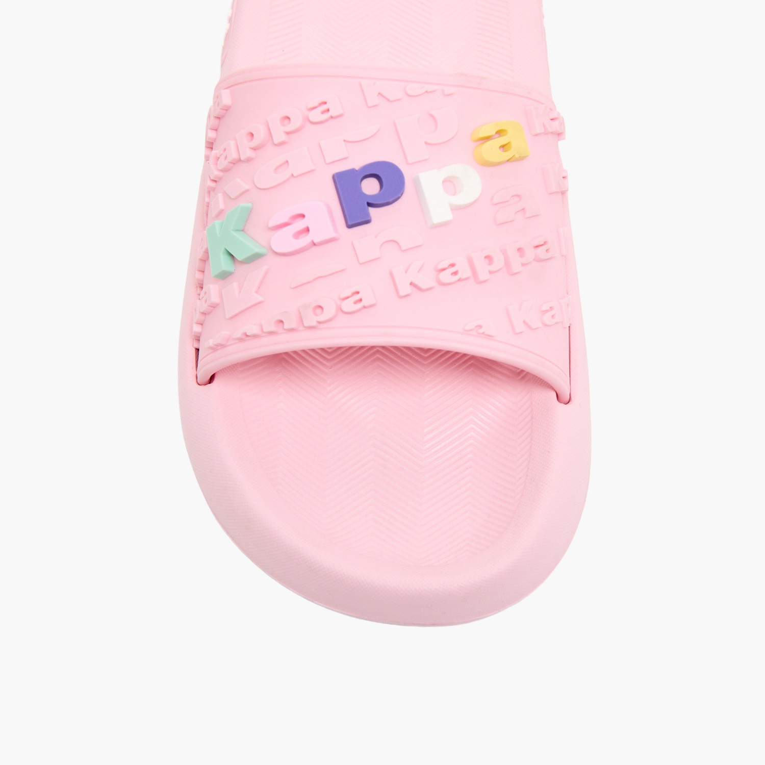 Kappa Girls Logo Embossed Slides-girls-shoes-sandals-image-6