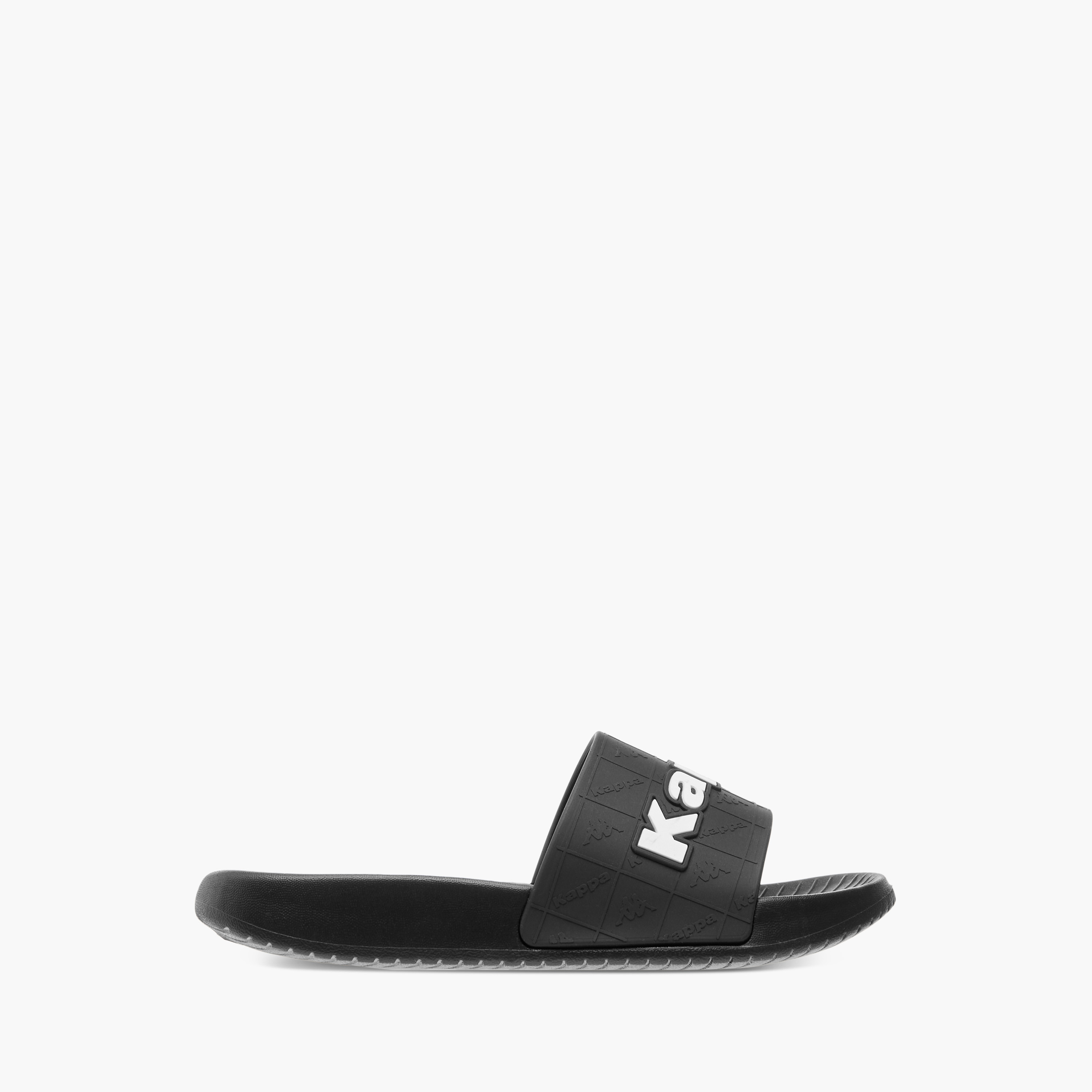 Kappa Boys' Logo Embossed Slip-On Slides-boys-shoes-flipflopsandslides-image-2