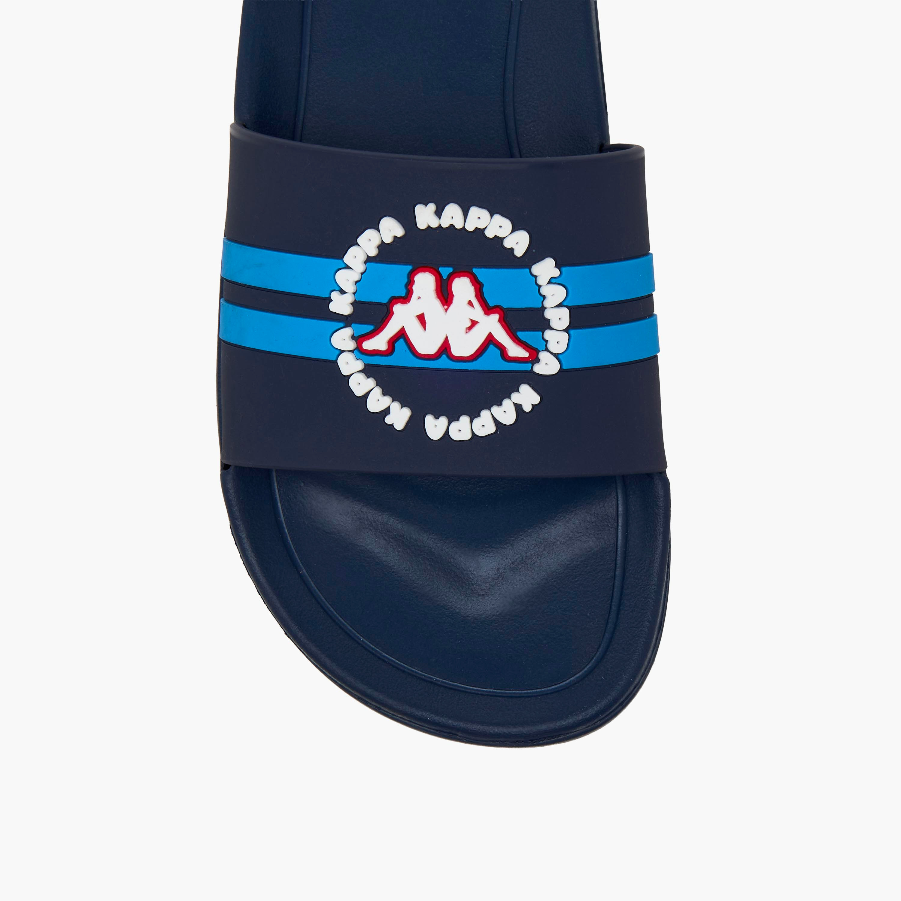 Kappa Boys Logo Detail Slides-boys-shoes-flipflopsandslides-image-3