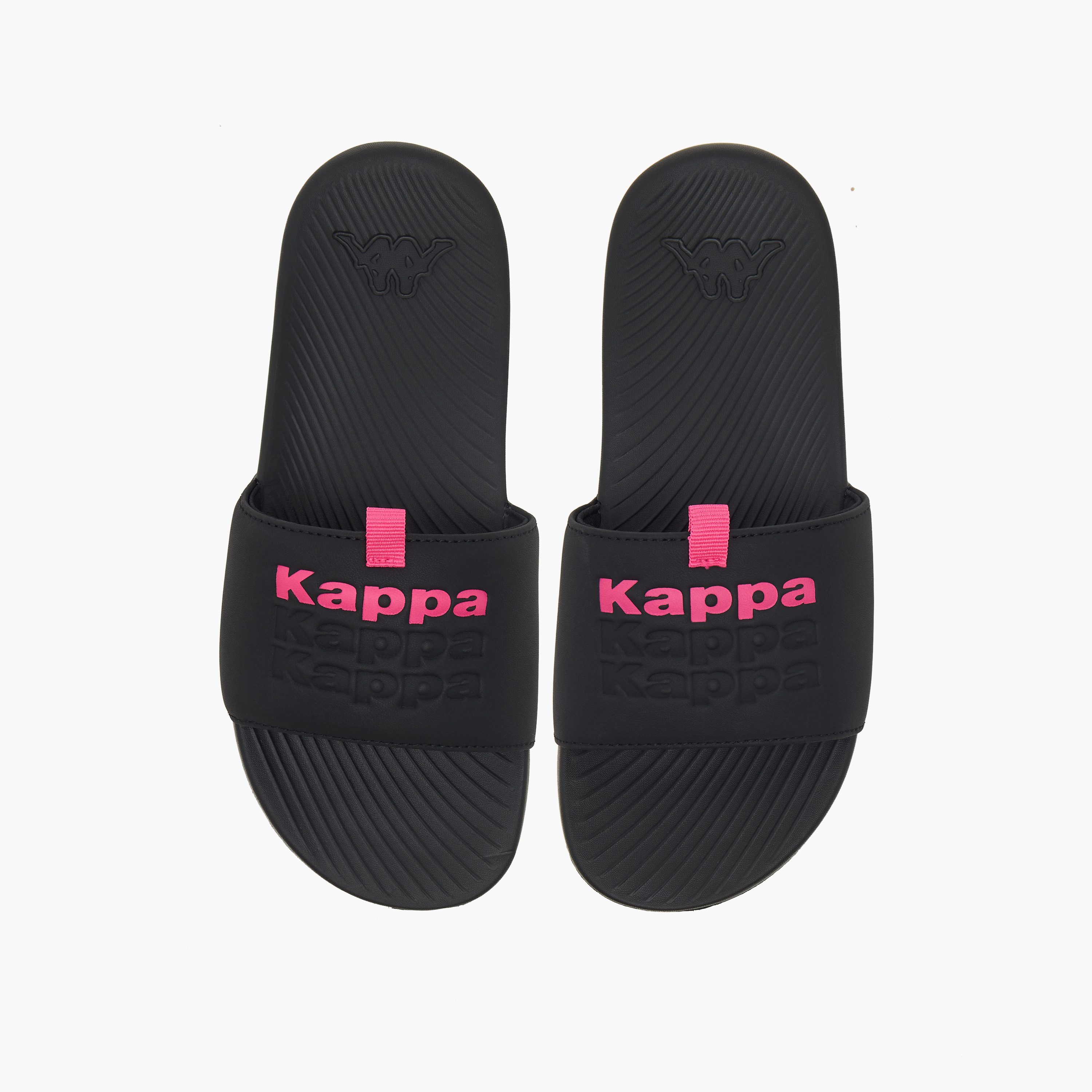 Kappa Women Logo Embossed Slides-women-shoes-flats-slides-image-1