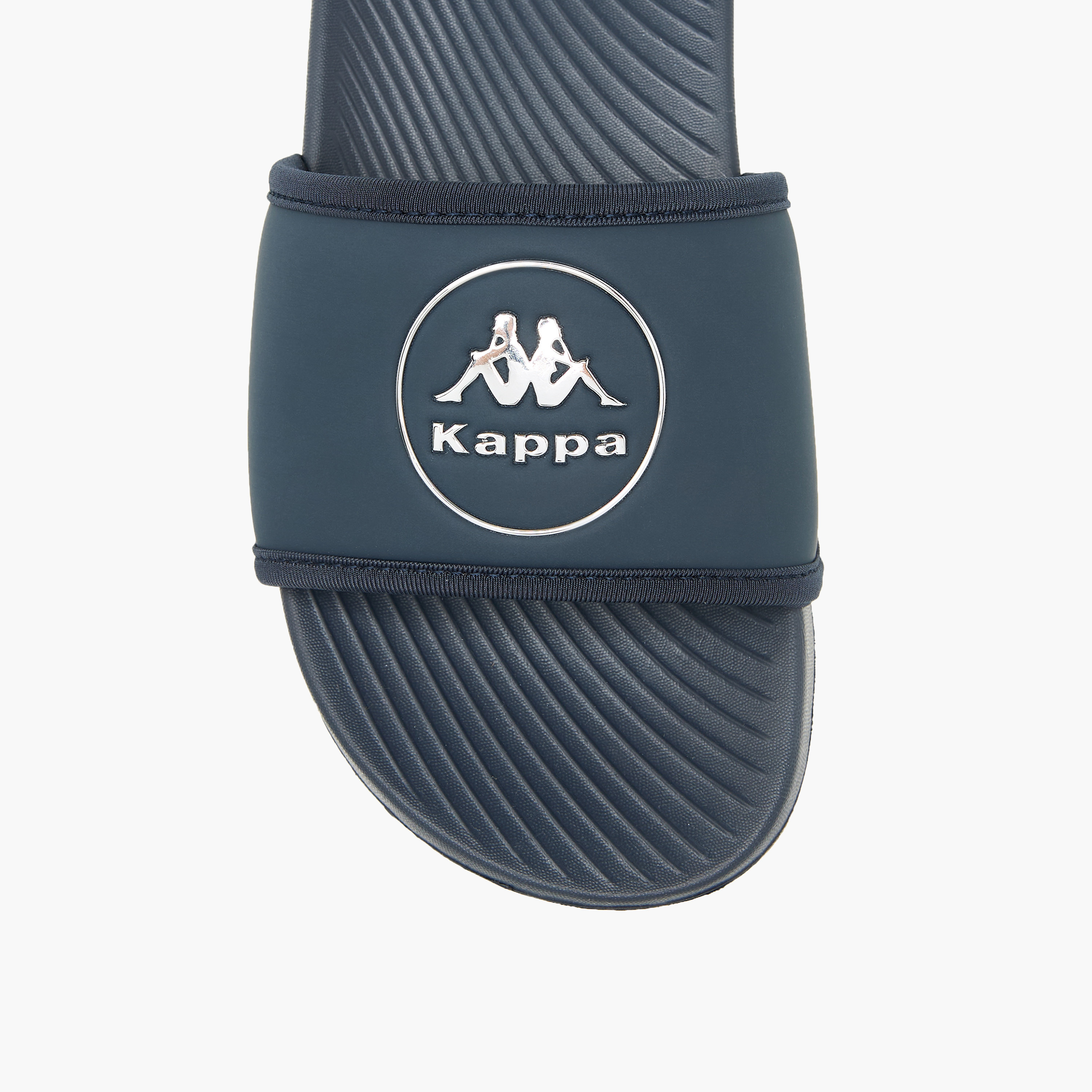 Kappa Boys Logo Print Slides-boys-shoes-flipflopsandslides-image-3