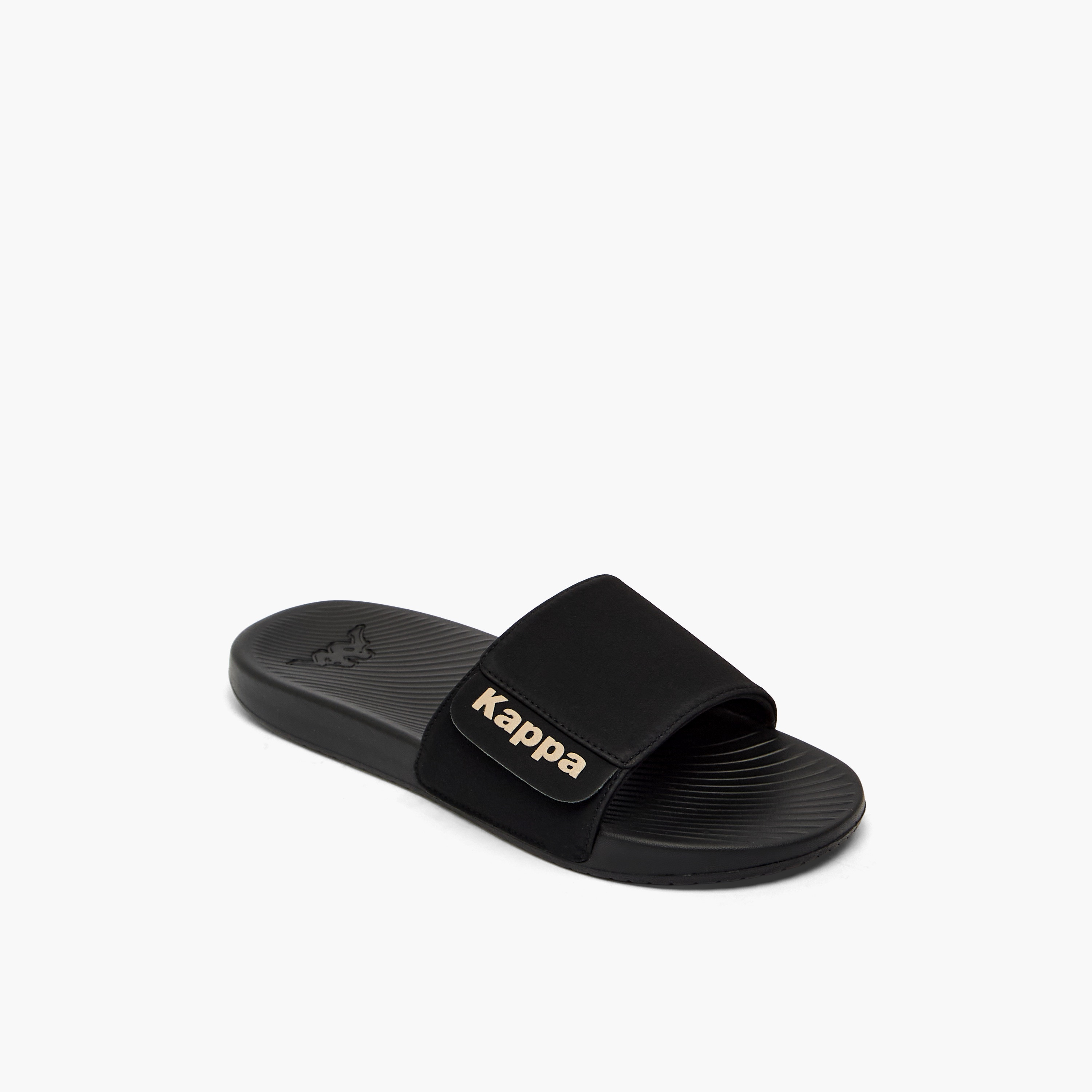 Kappa Men Logo Print Slides-men-shoes-flipflopsandslides-image-2