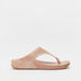 Le Confort Cutout Detail Slip-On Sandals with Flatform Heels-Women%27s Flat Sandals-thumbnailMobile-0