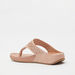 Le Confort Cutout Detail Slip-On Sandals with Flatform Heels-Women%27s Flat Sandals-thumbnail-2