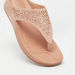 Le Confort Cutout Detail Slip-On Sandals with Flatform Heels-Women%27s Flat Sandals-thumbnailMobile-3