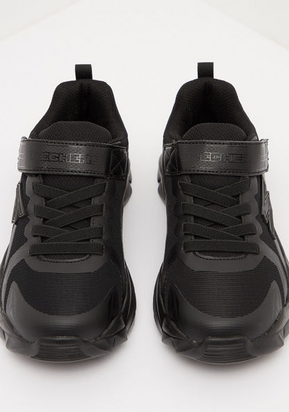Skechers Textured Sneakers with Hook and Loop Closure - 95407L