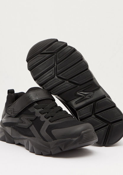 Skechers Textured Sneakers with Hook and Loop Closure - 95407L