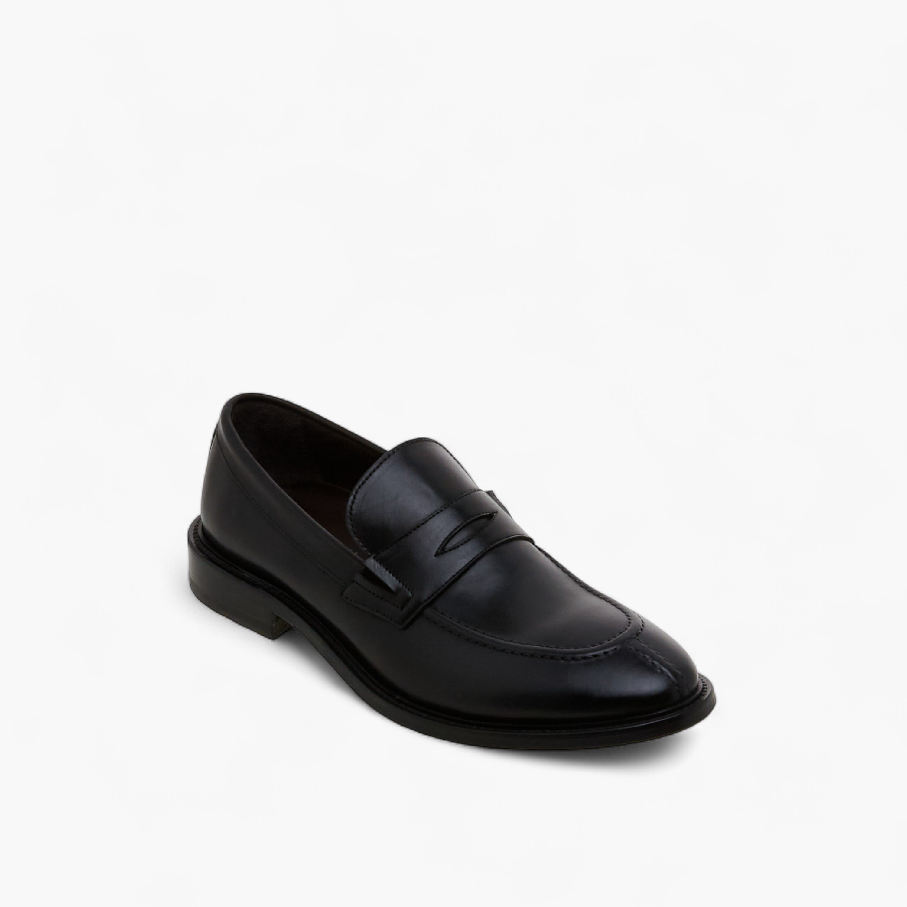 Duchini Men Lace-Up Leather Loafers-men-shoes-formalshoes-image-2