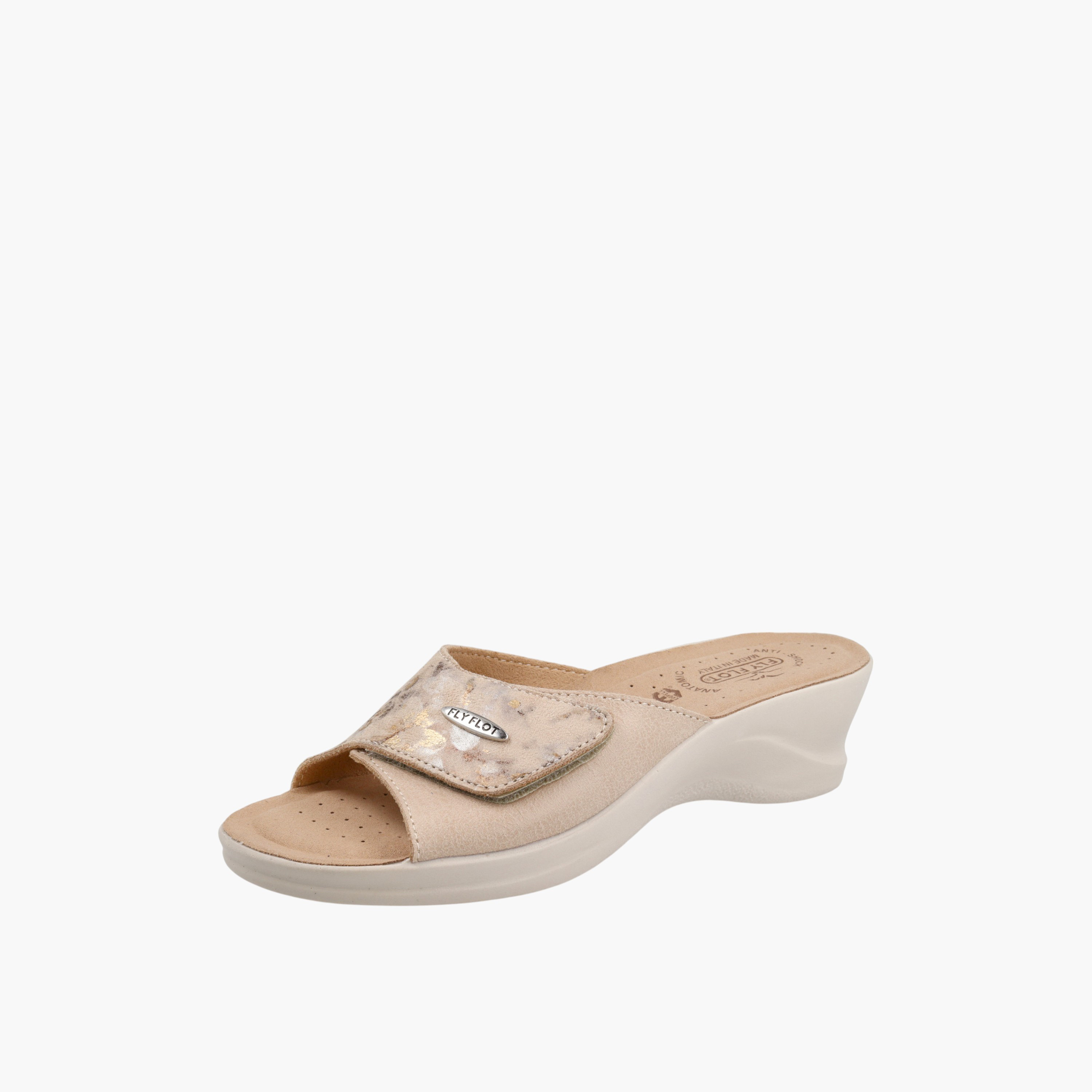 FlyFlot Printed Slip-On Sandals with Wedge Heels-women-shoes-sandals-heeled-image-5