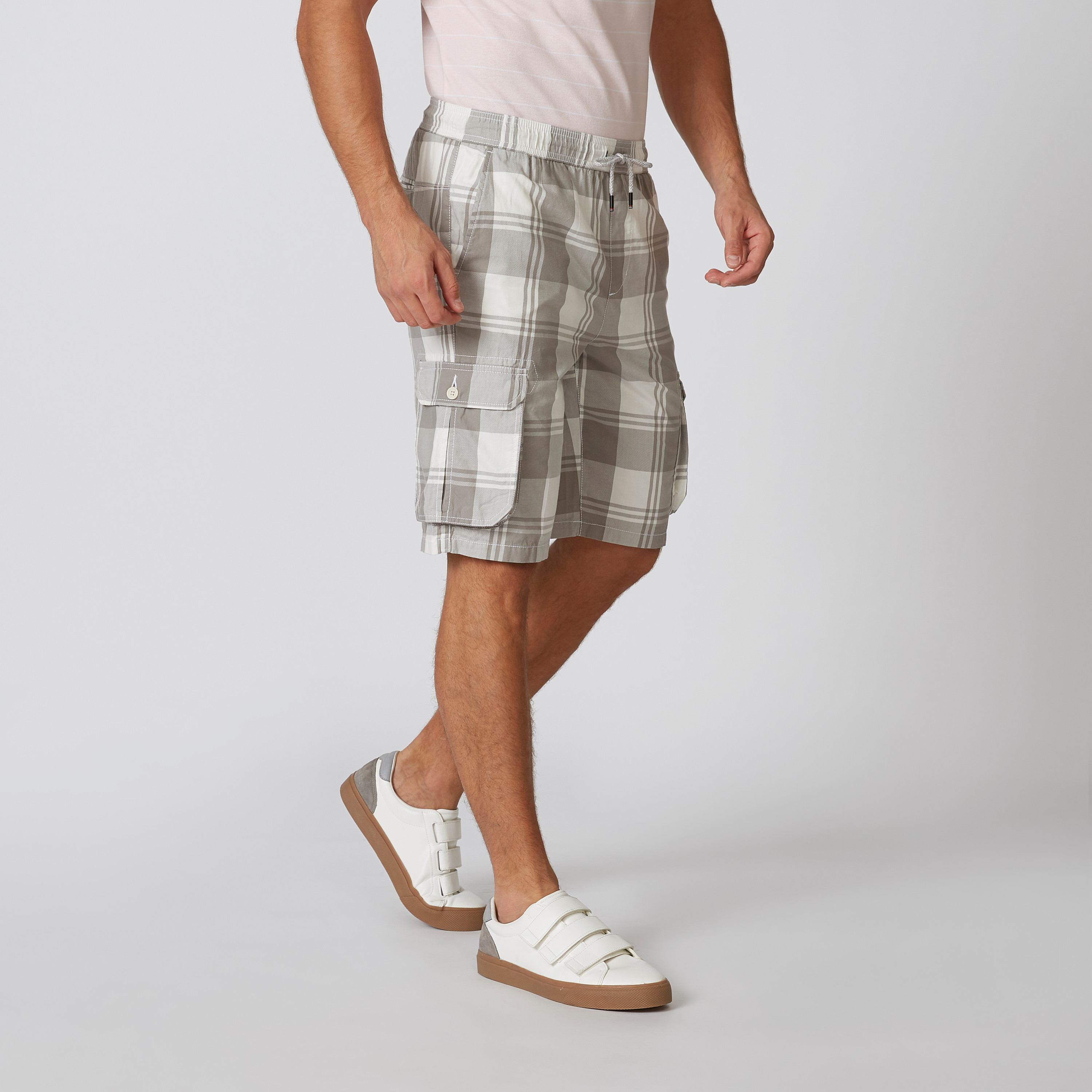 Men's chequered sale shorts