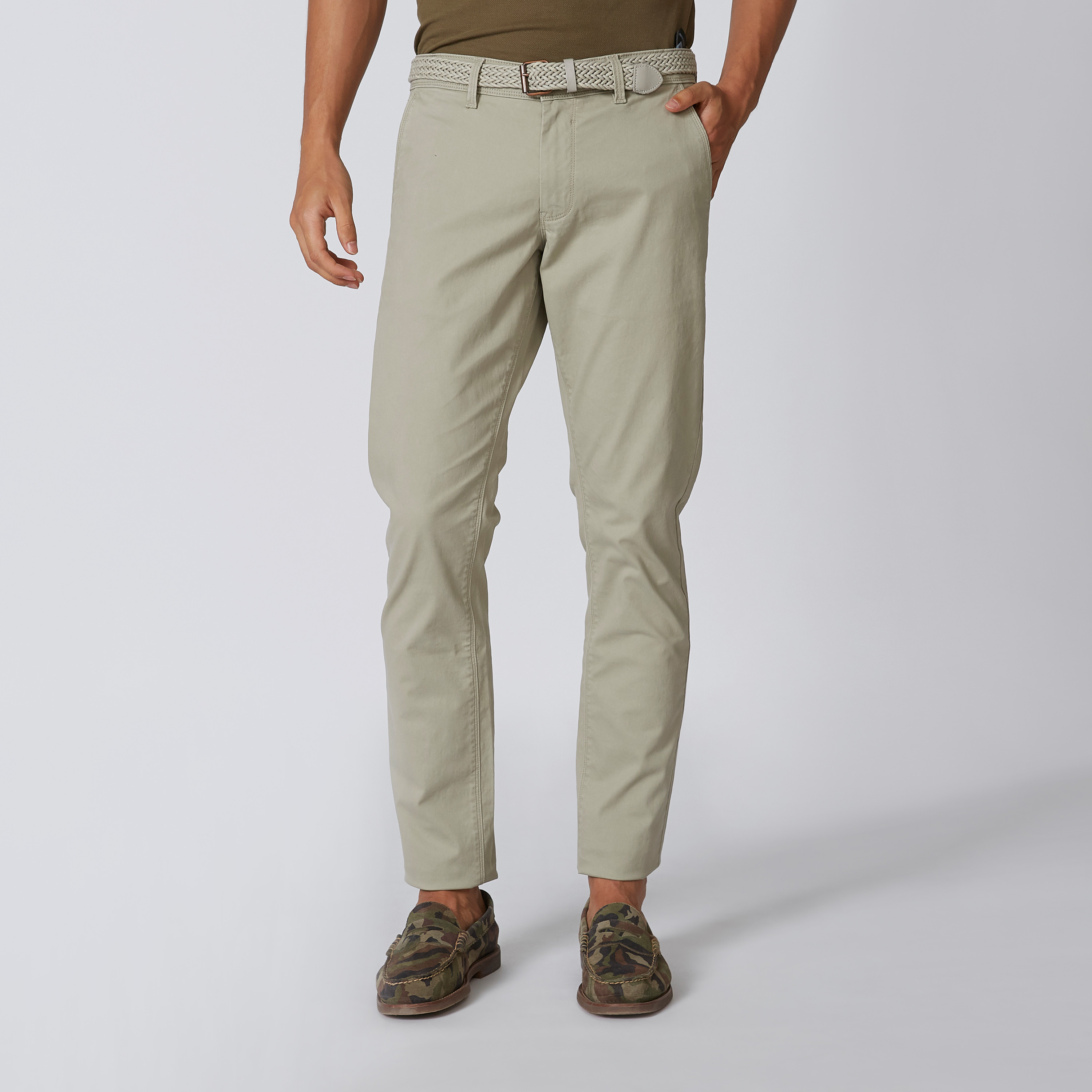 Pants with belt on sale loops