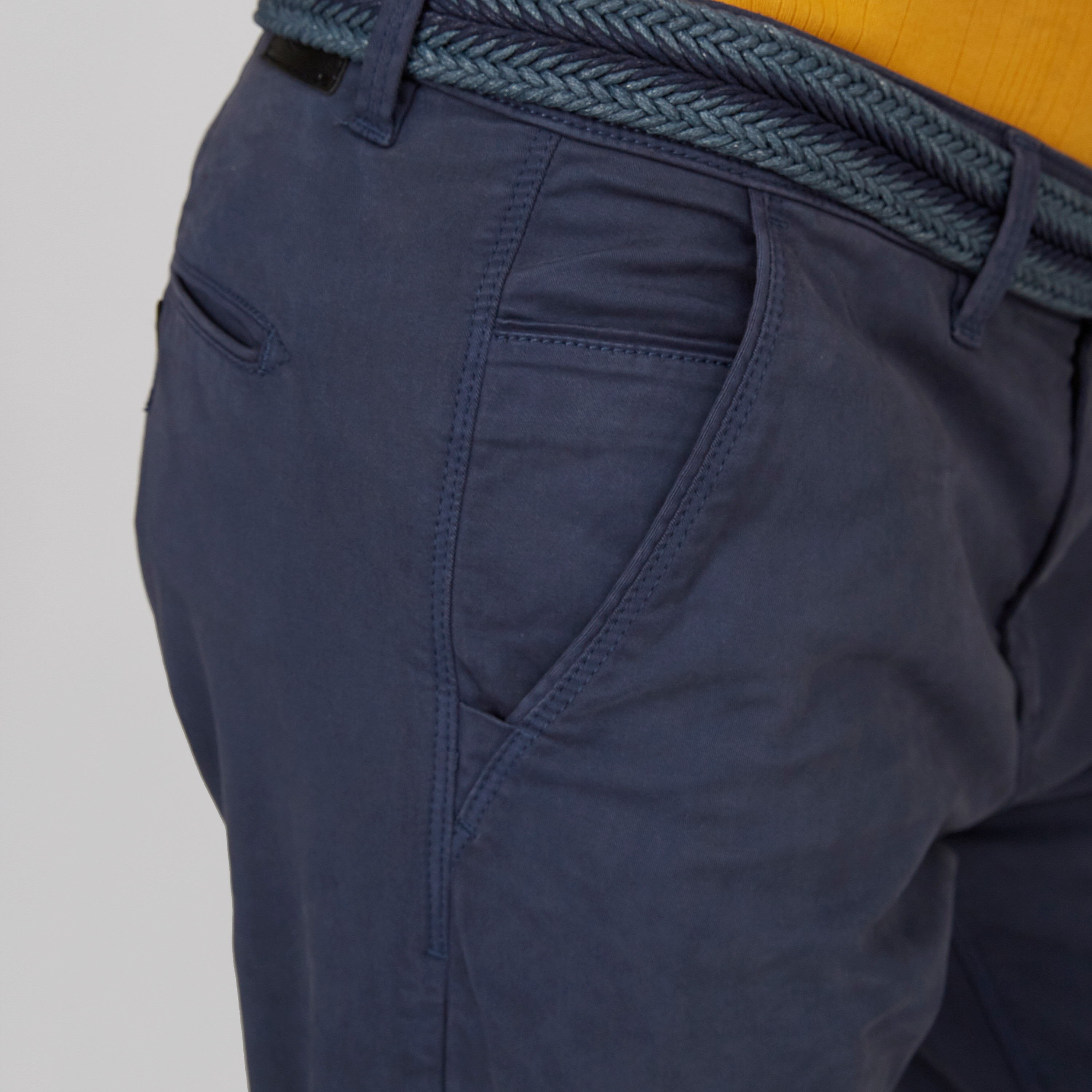 Full Length Plain Chinos with Pocket Detail and Belt Loops-men-clothing-bottoms-trousersandchinos-trousers-image-4