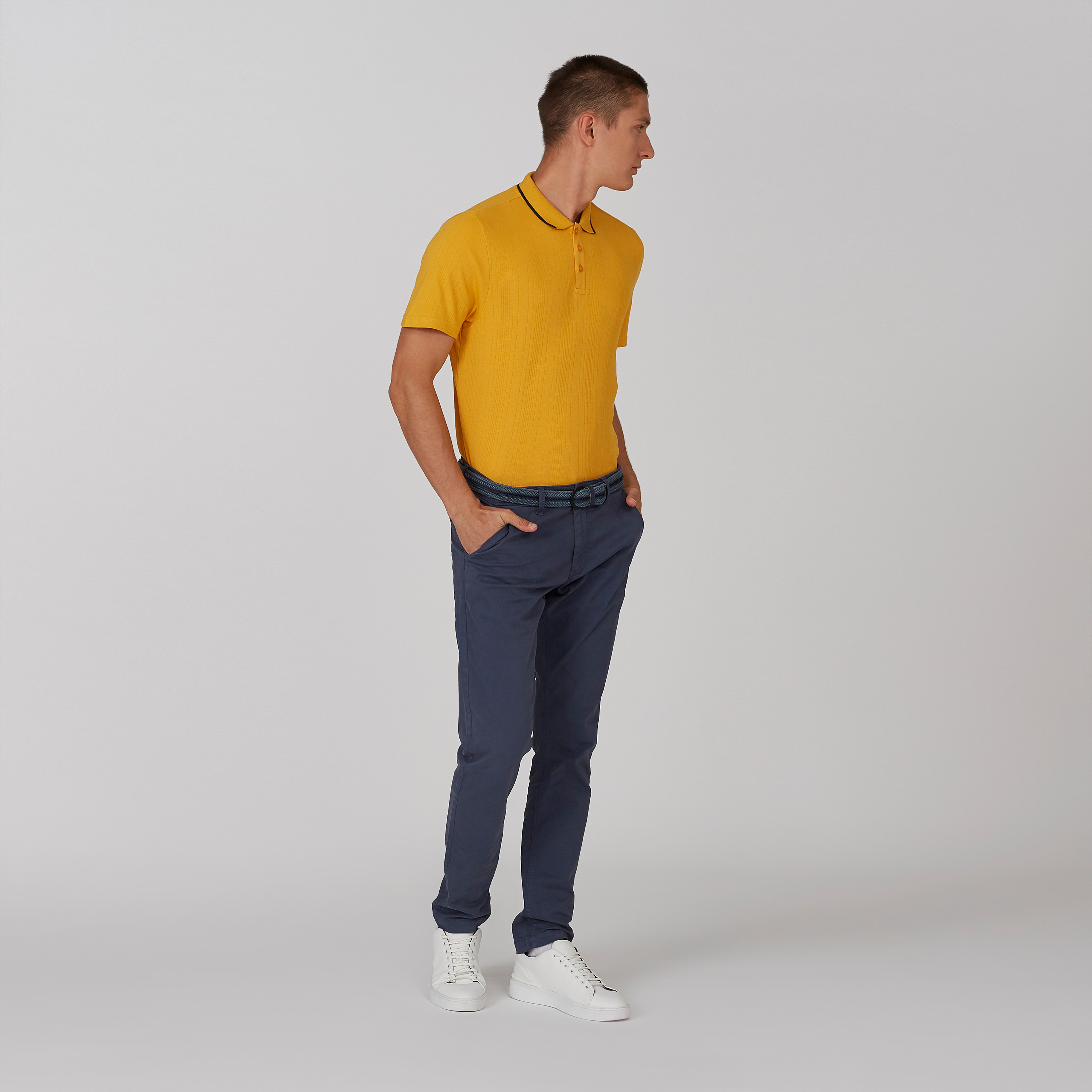 Full Length Plain Chinos with Pocket Detail and Belt Loops-men-clothing-bottoms-trousersandchinos-trousers-image-5