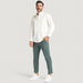 Solid Chino Pants with Button Closure and Pockets-Chinos-thumbnail-1