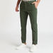 Solid Slim Fit Mid-Rise Chino Pants with Button Closure-Pants-thumbnailMobile-0