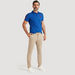 Solid Slim Fit Mid-Rise Chino Pants with Button Closure-Pants-thumbnail-1