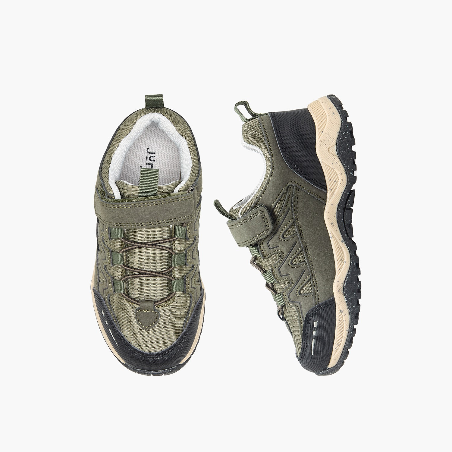 Juniors Boys Hook & Loop Ankle Sneakers-boys-shoes-sneakers-image-1