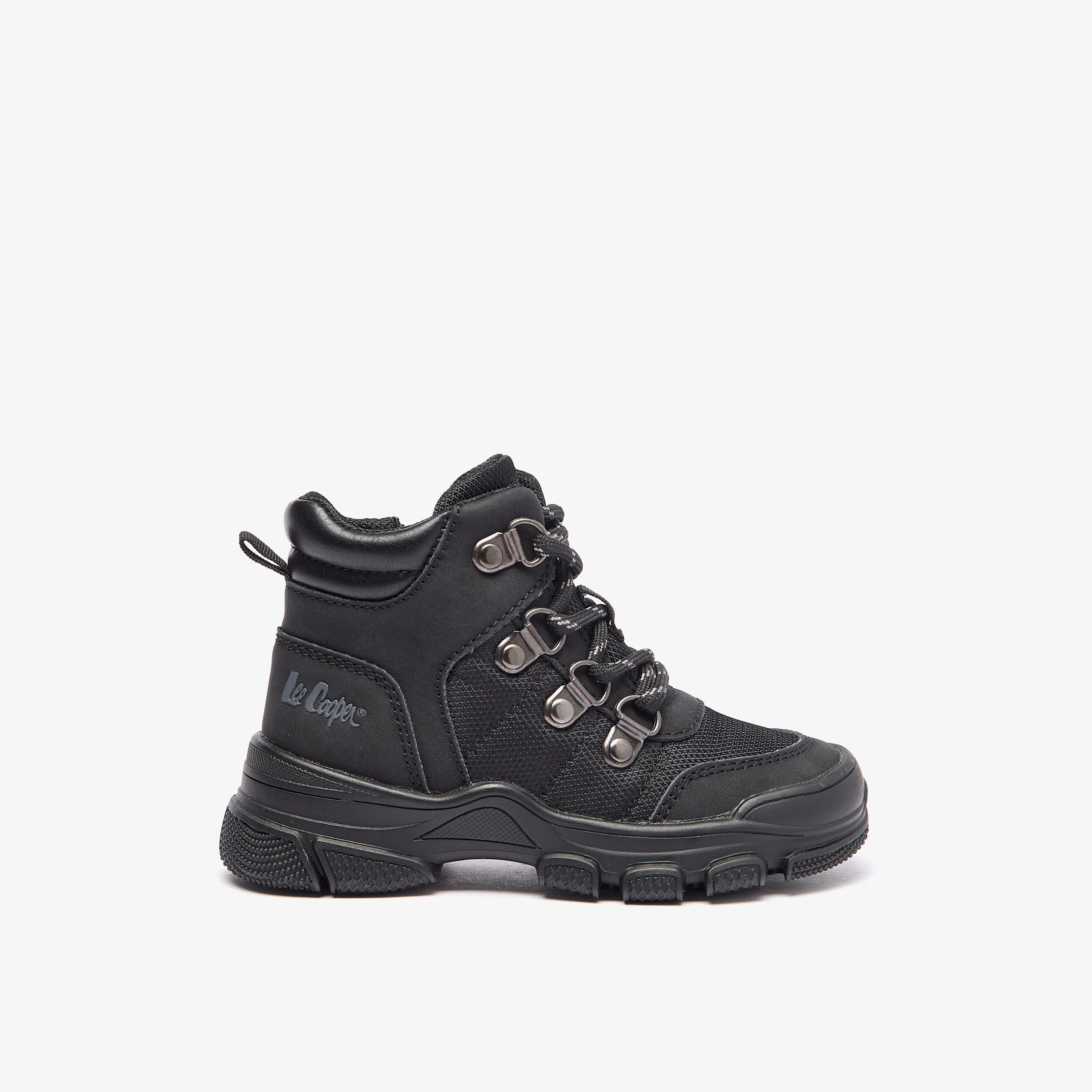 بوت بطول الكاحل بألواح وسحاب إغلاق للأولاد من لي كوبر-boys-shoes-boots-image-3
