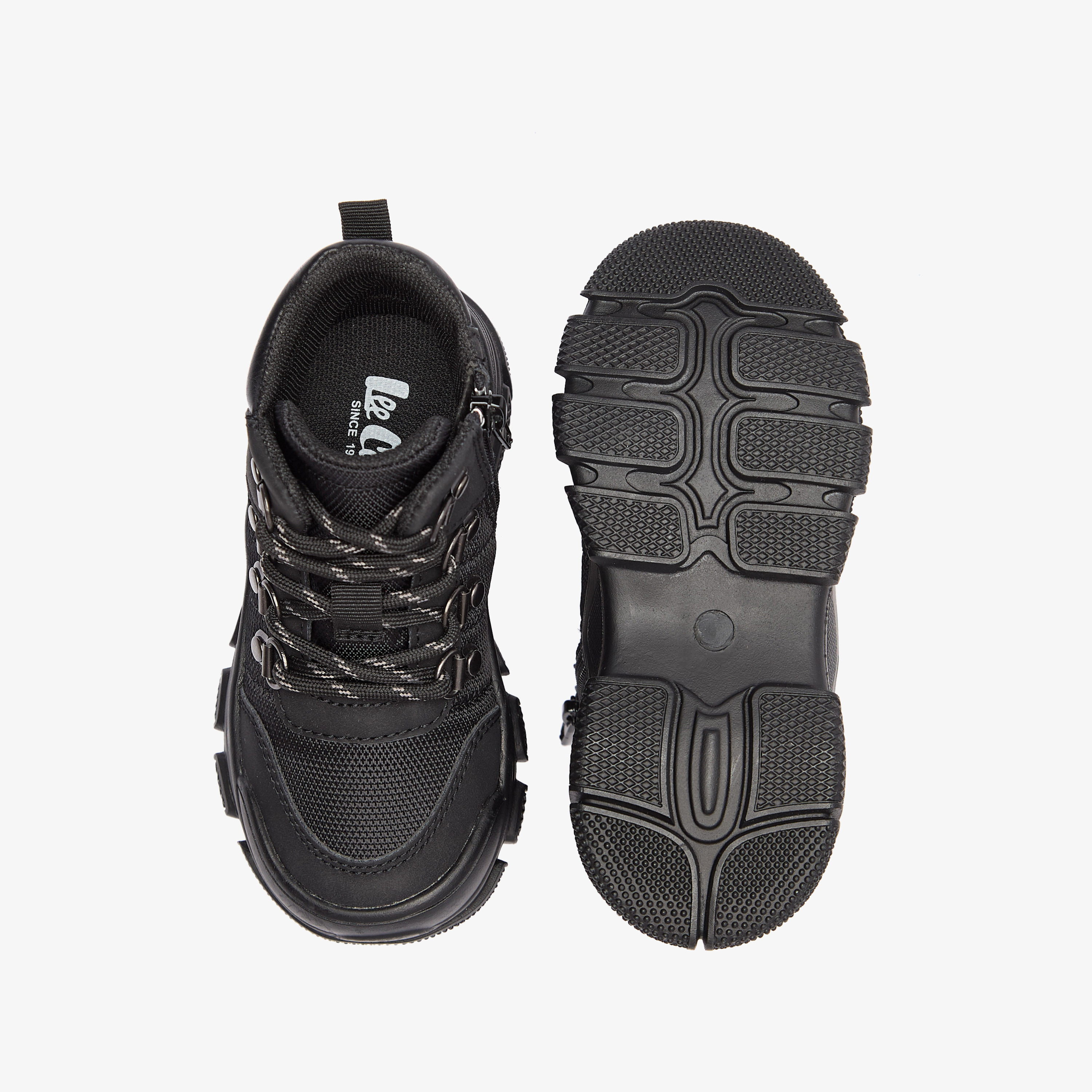 Lee Cooper Boys' Panelled Ankle Boots with Zip Closure-boys-shoes-boots-image-4