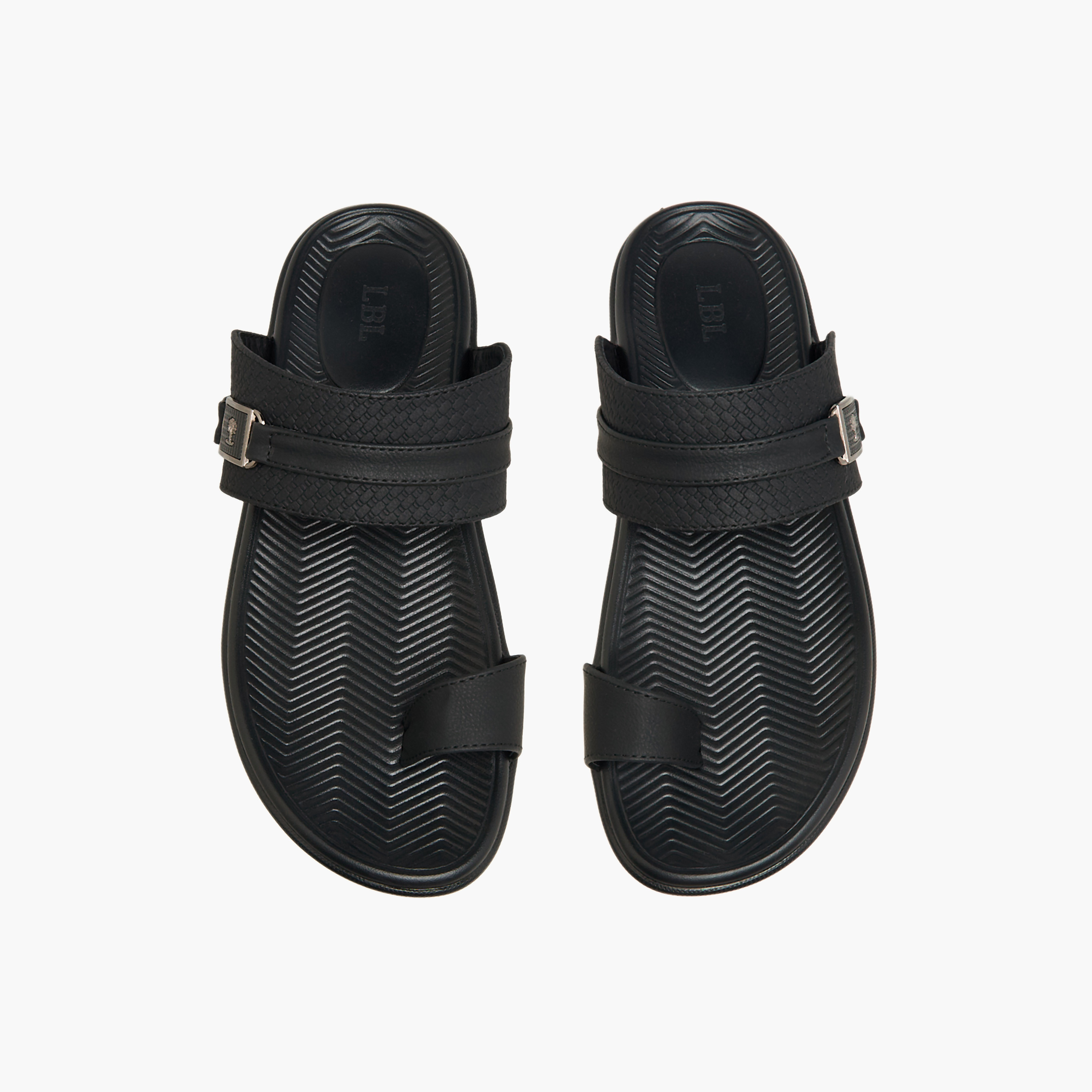صندل عربي بحلقة أصبع للرجال من أل بي أل من شو إكسبريس-men-shoes-sandals-image-1