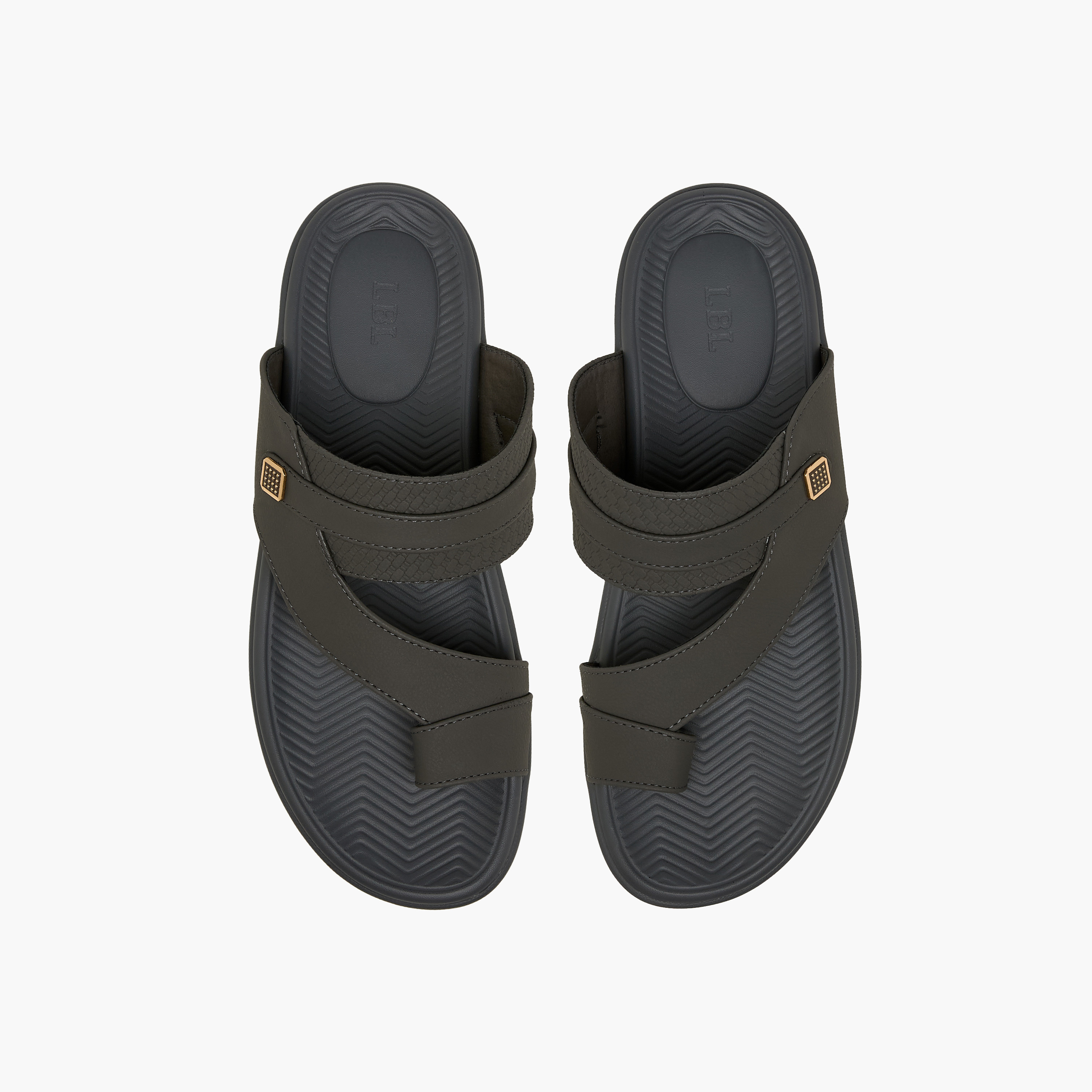 LBL by Shoexpress Men Textured Arabic Sandals-men-shoes-sandals-image-1