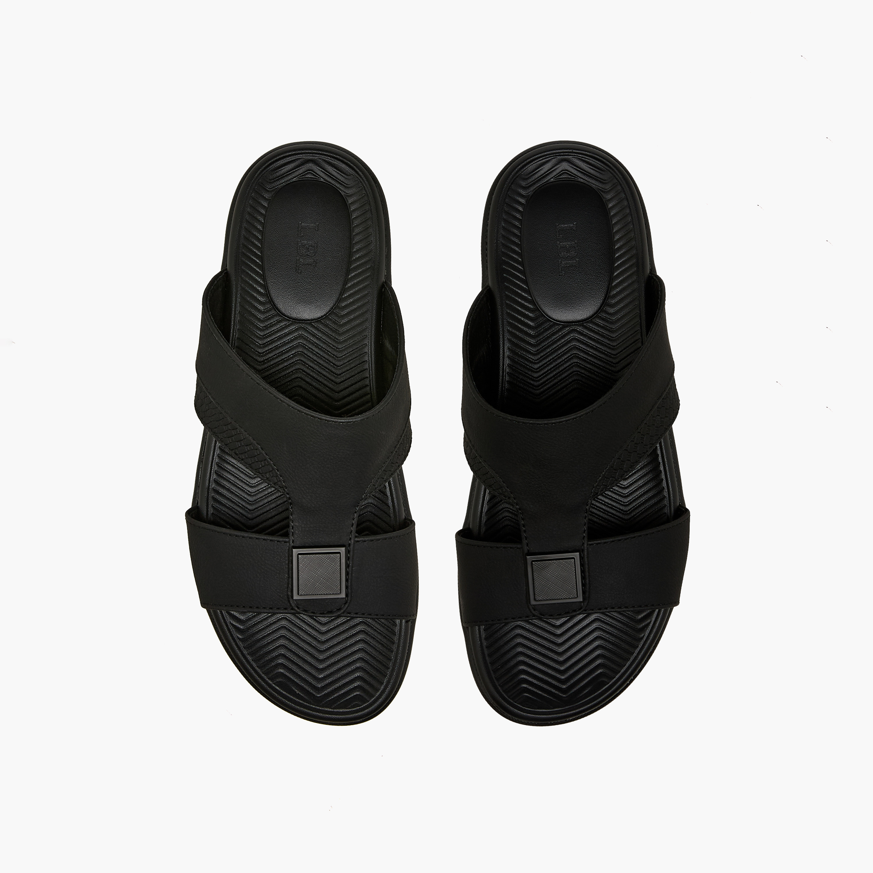 صندل عربي سادة للرجال من أل بي أل من شو إكسبريس-men-shoes-sandals-image-1