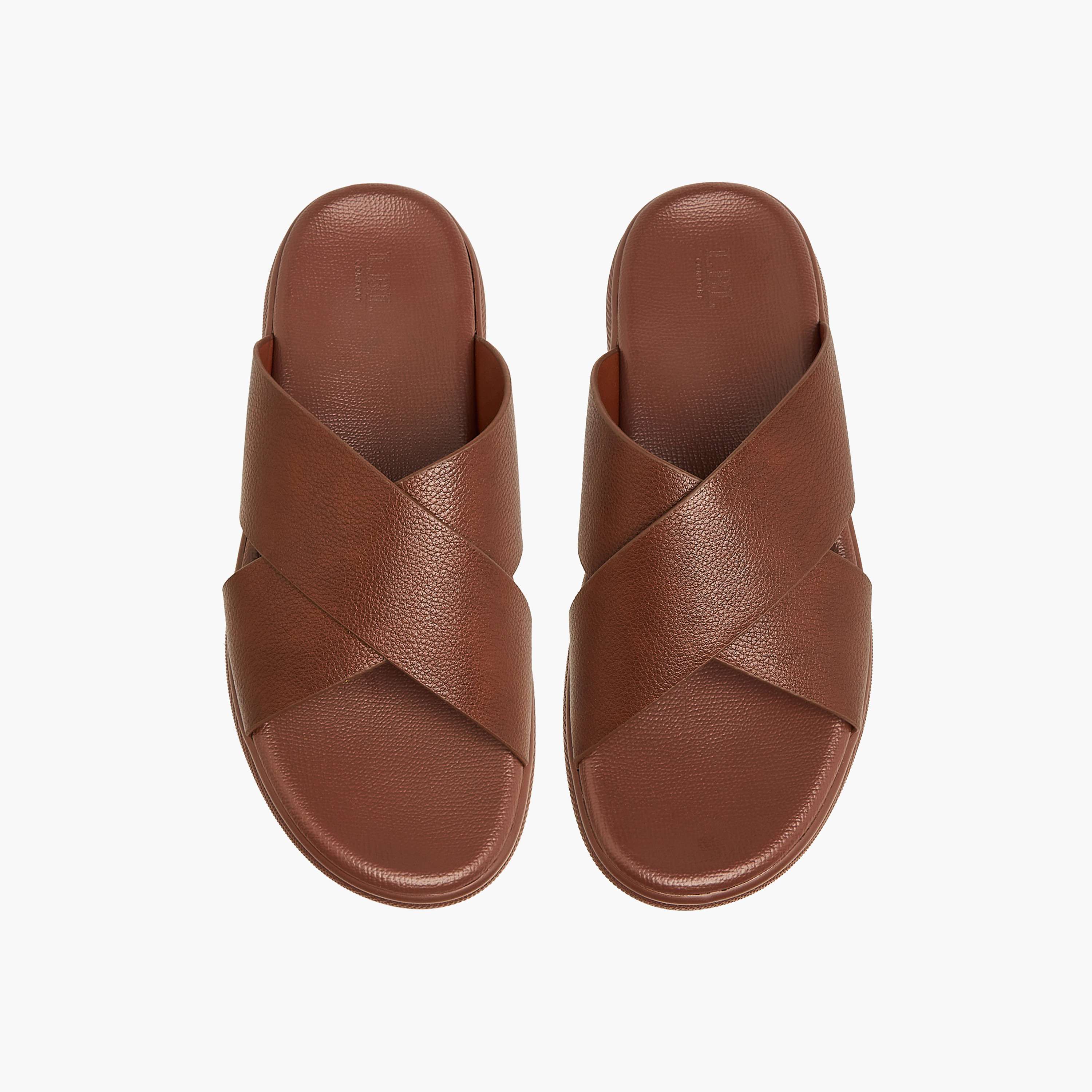 LBL by Shoexpress Men Solid Cross Strap Sandals-men-shoes-sandals-image-1