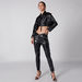 Crop Jacket with Long Sleeves and Zip Closure-Jackets-thumbnailMobile-4