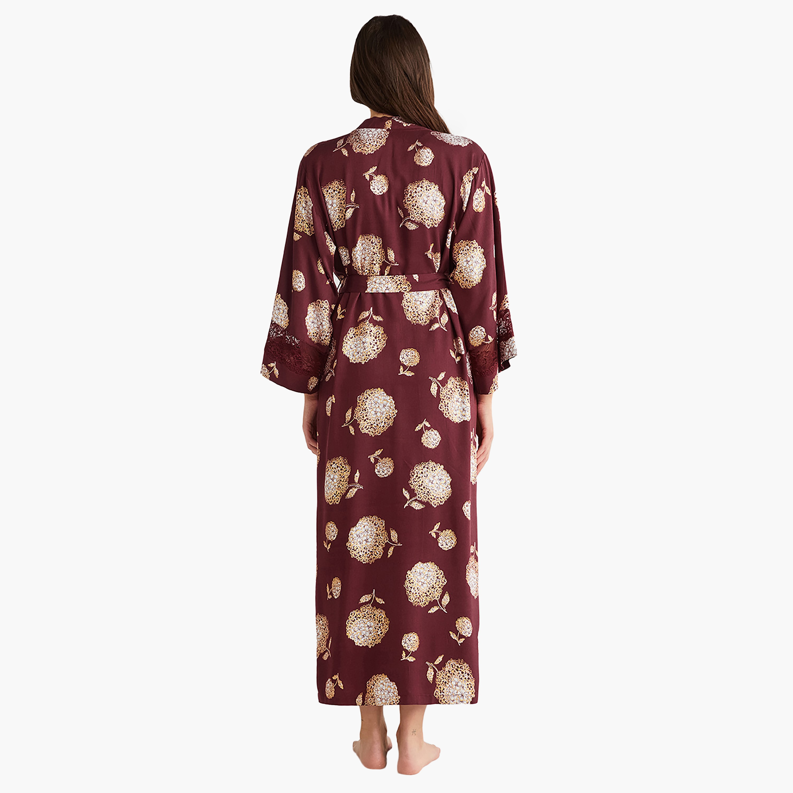 Penye Mood Robe Set with Floral Shoulder Strap Slip Dress and Women's Robe-women-clothing-nightwear-pyjamas-longsets-image-4