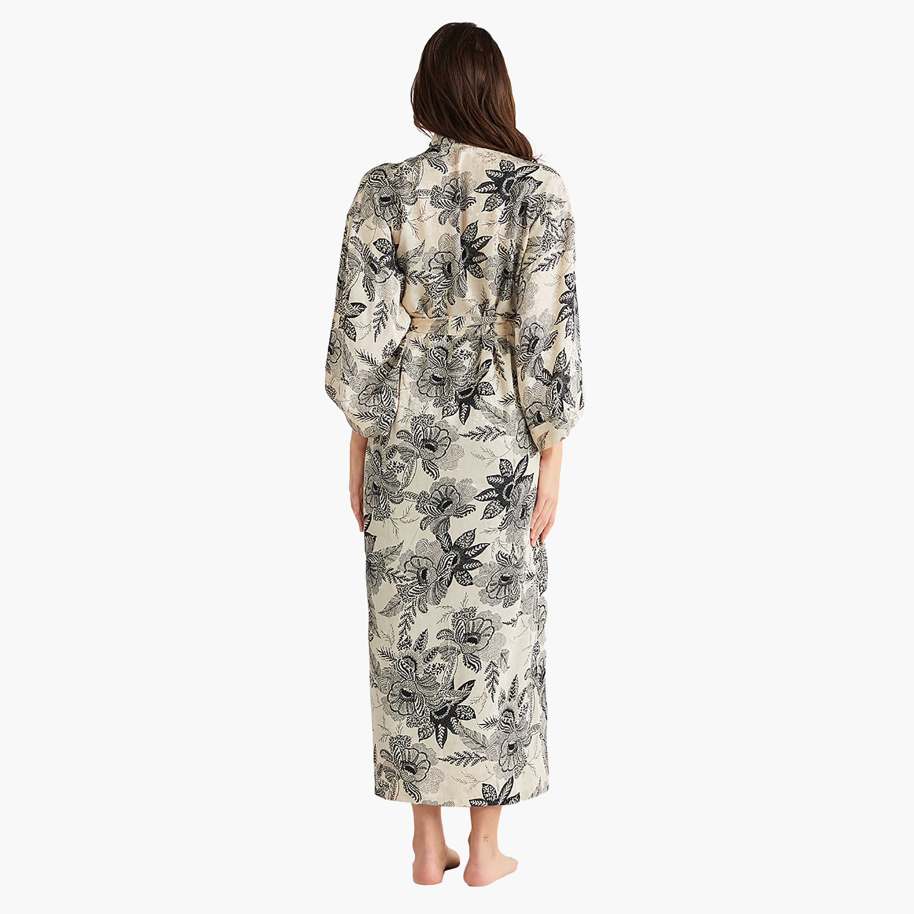 طقم رداء مع فستان منزلق بحزام كتف مزهر ورداء نسائي من بيني موود-women-clothing-nightwear-pyjamas-longsets-image-4