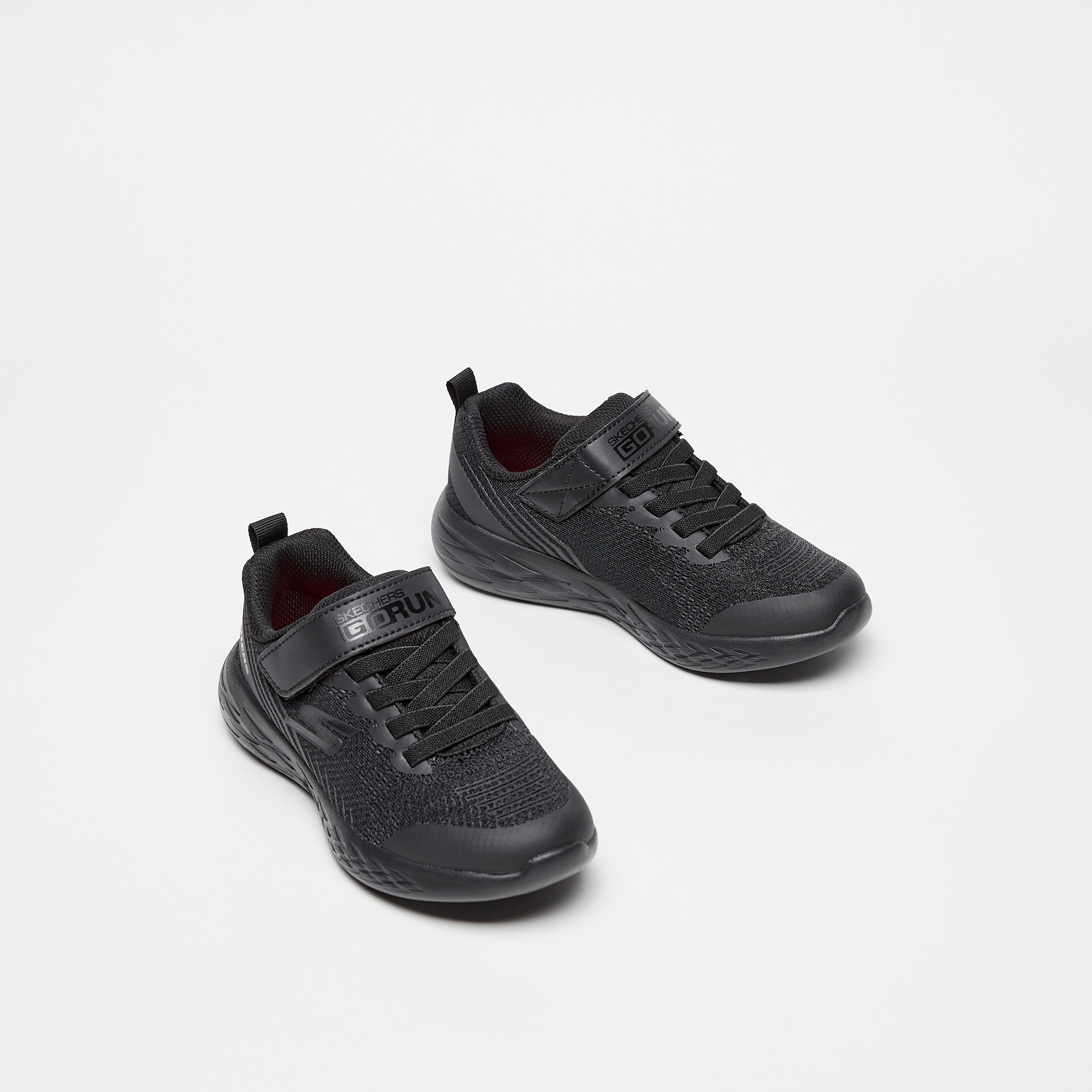 حذاء جري بنعل مبطّن وشريط إغلاق جو رن 600 للأطفال من سكتشرز-girls-shoes-sports-image-1