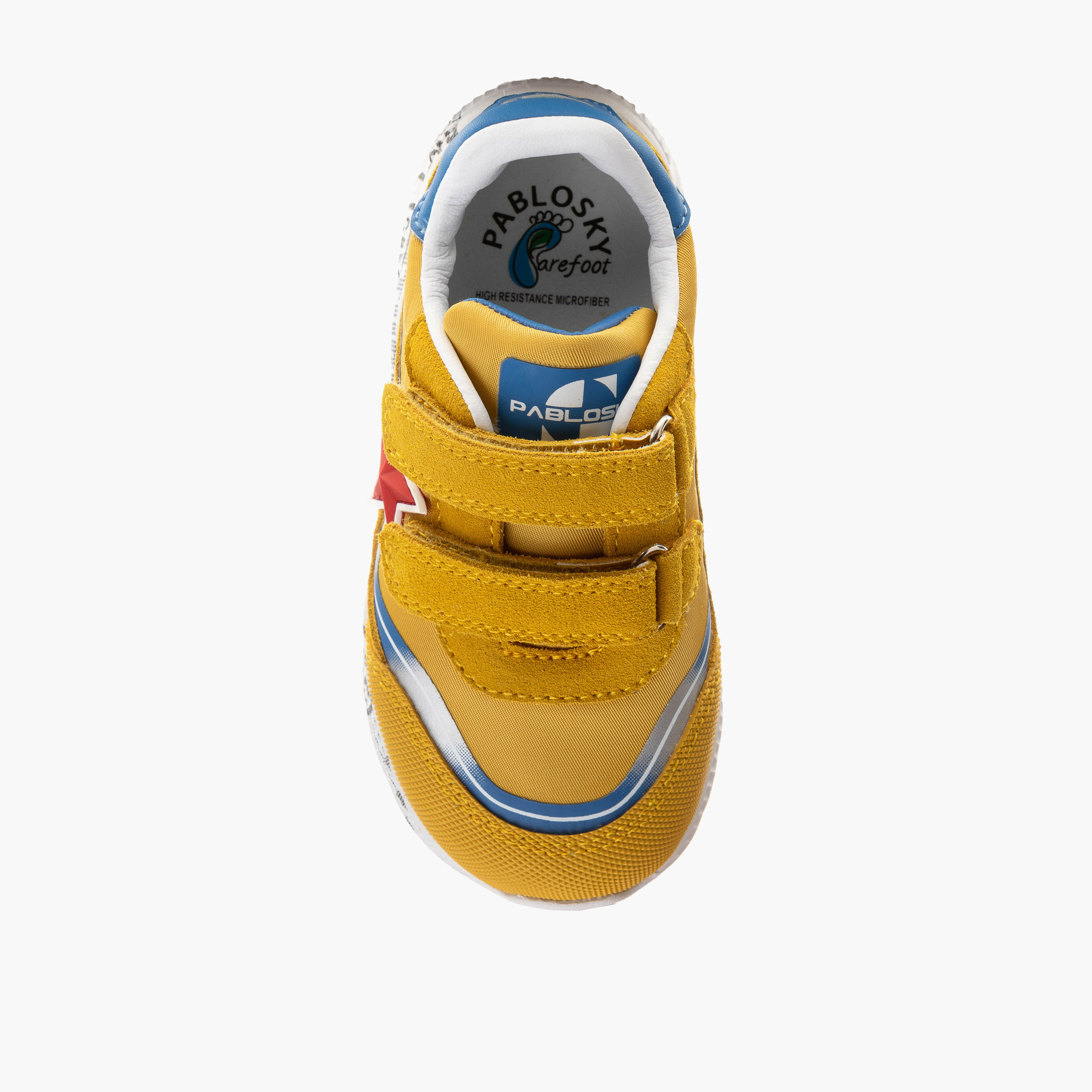 Pablosky Boys' Printed Sneakers with Hook and Loop Closure-boys-shoes-sneakers-image-4