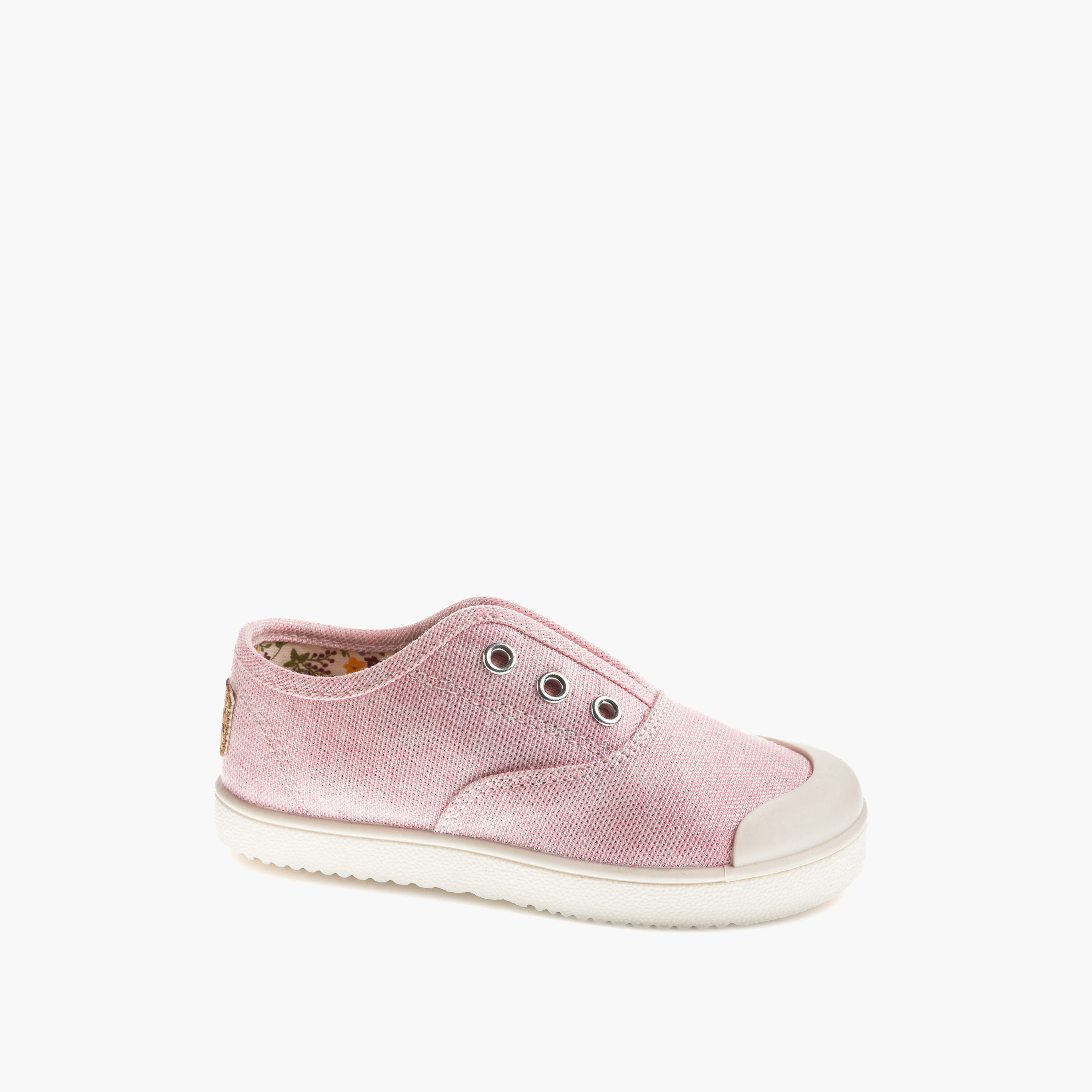 حذاء سنيكرز كانفاس بحلقات معدنية من بابلوسكي-baby-girls-shoes-closedshoes-image-1