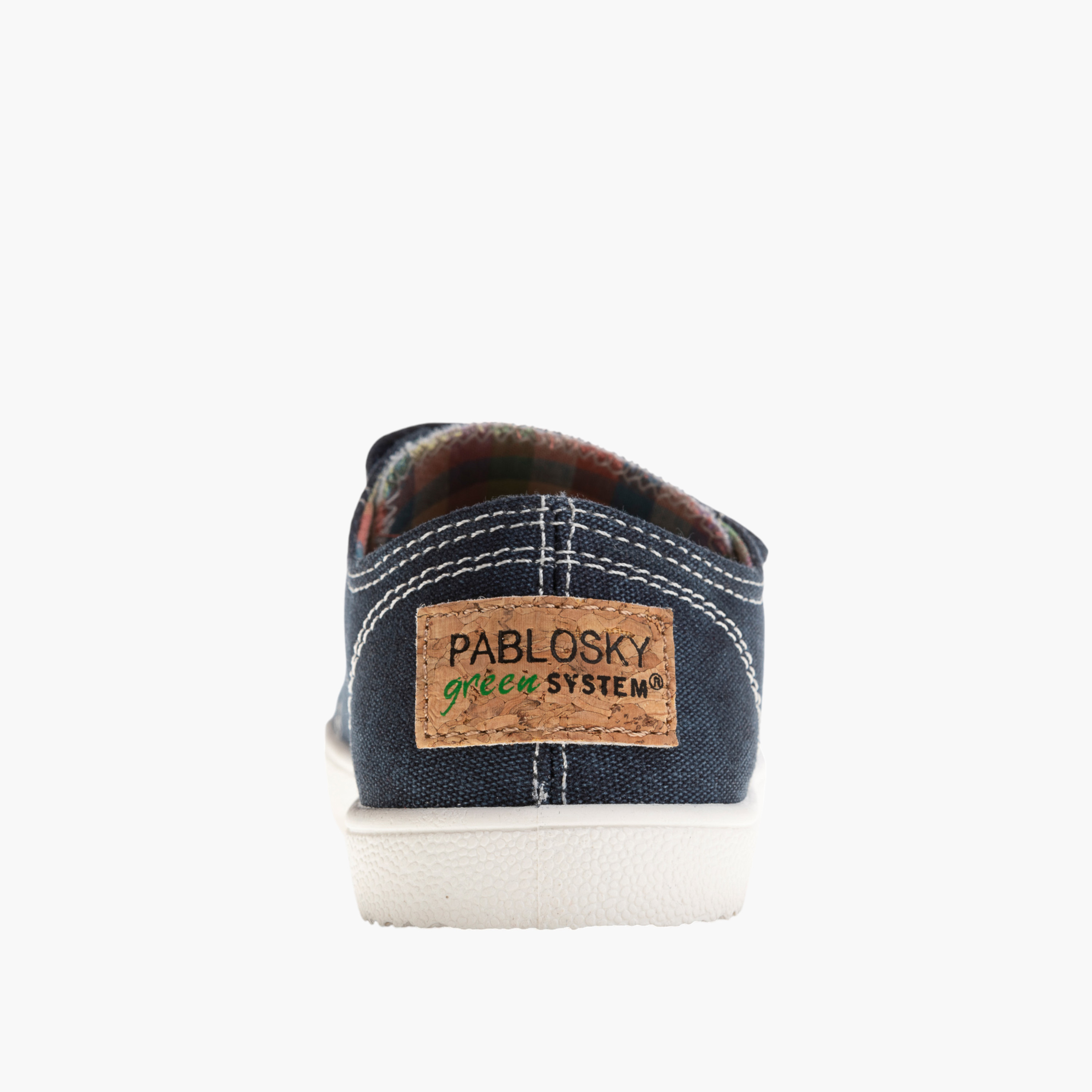Pablosky Boys' Panelled Sneakers with Hook and Loop Closure-baby-boys-shoes-closedshoes-image-3