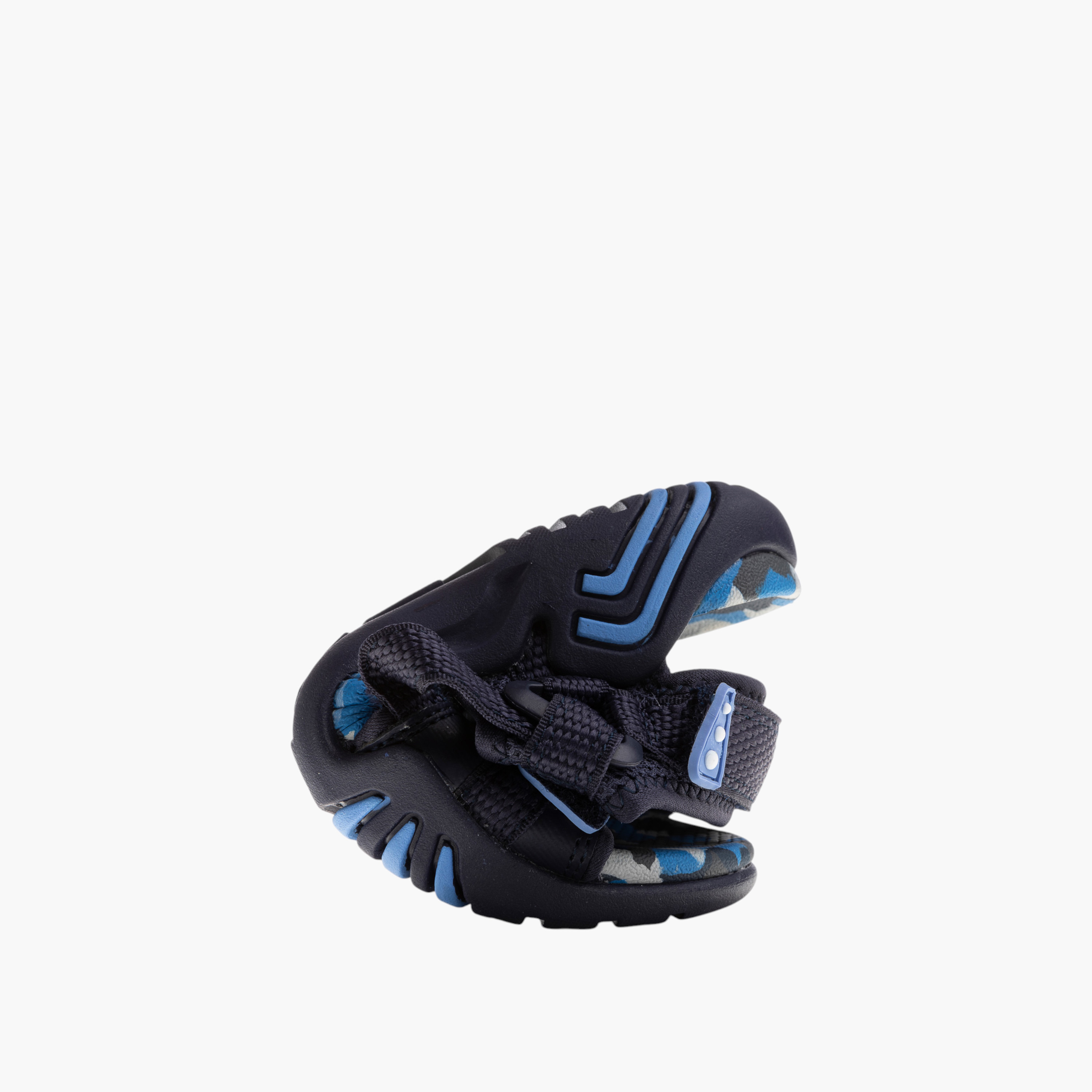 Pablosky Boys' Camouflage Print Sandals with Hook and Loop Closure-boys-shoes-sandals-image-6
