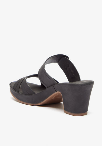 Le Confort Strappy Slip-On Sandals with Platform Heels-Women%27s Heel Sandals-image-2
