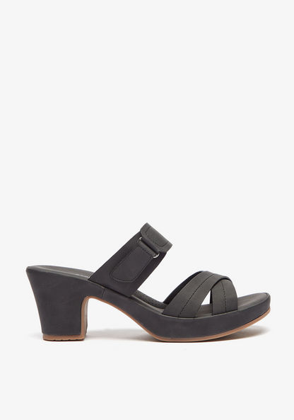 Le Confort Strappy Slip-On Sandals with Platform Heels-Women%27s Heel Sandals-image-3