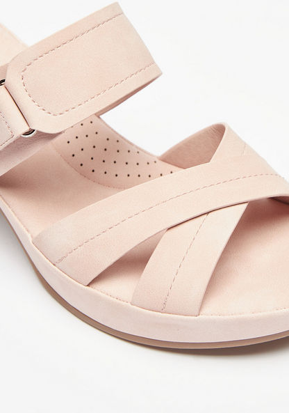 Le Confort Strappy Slip-On Sandals with Platform Heels-Women%27s Heel Sandals-image-6