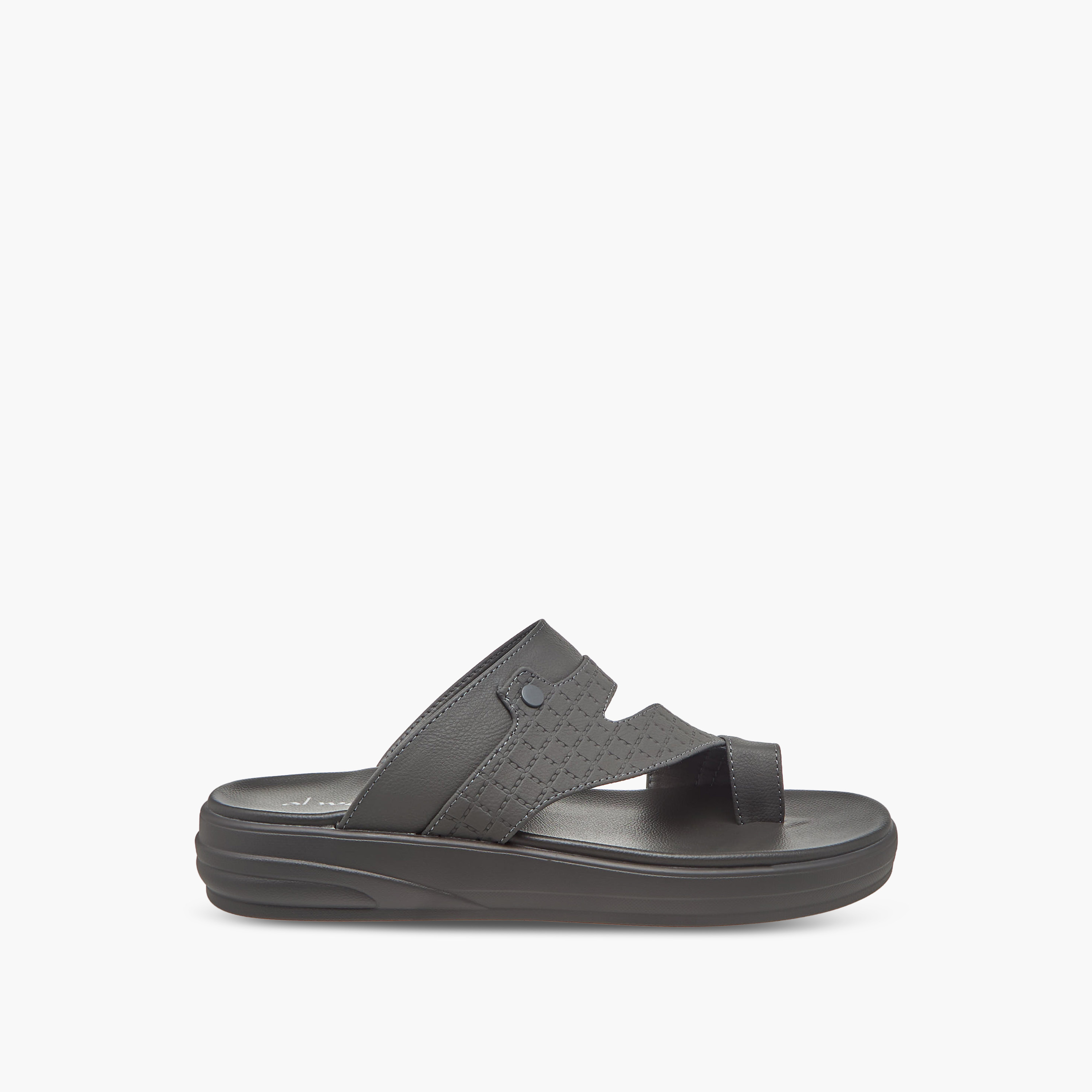 صندل عربي بتفاصيل حلقة إصبع للرجال من الواحة-men-shoes-sandals-image-3