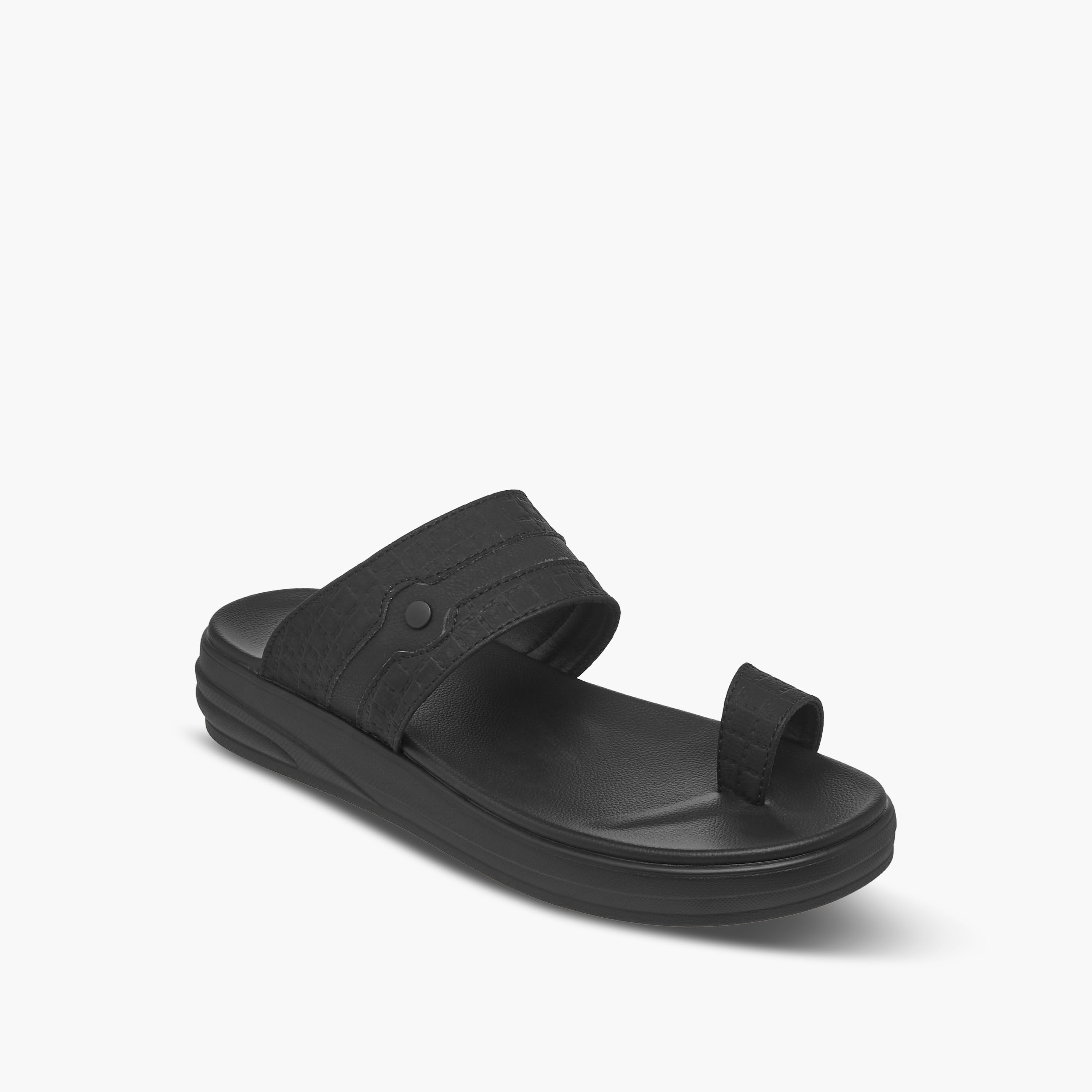 صندل عربي بتفاصيل حلقة إصبع للرجال من الواحة-men-shoes-sandals-image-2