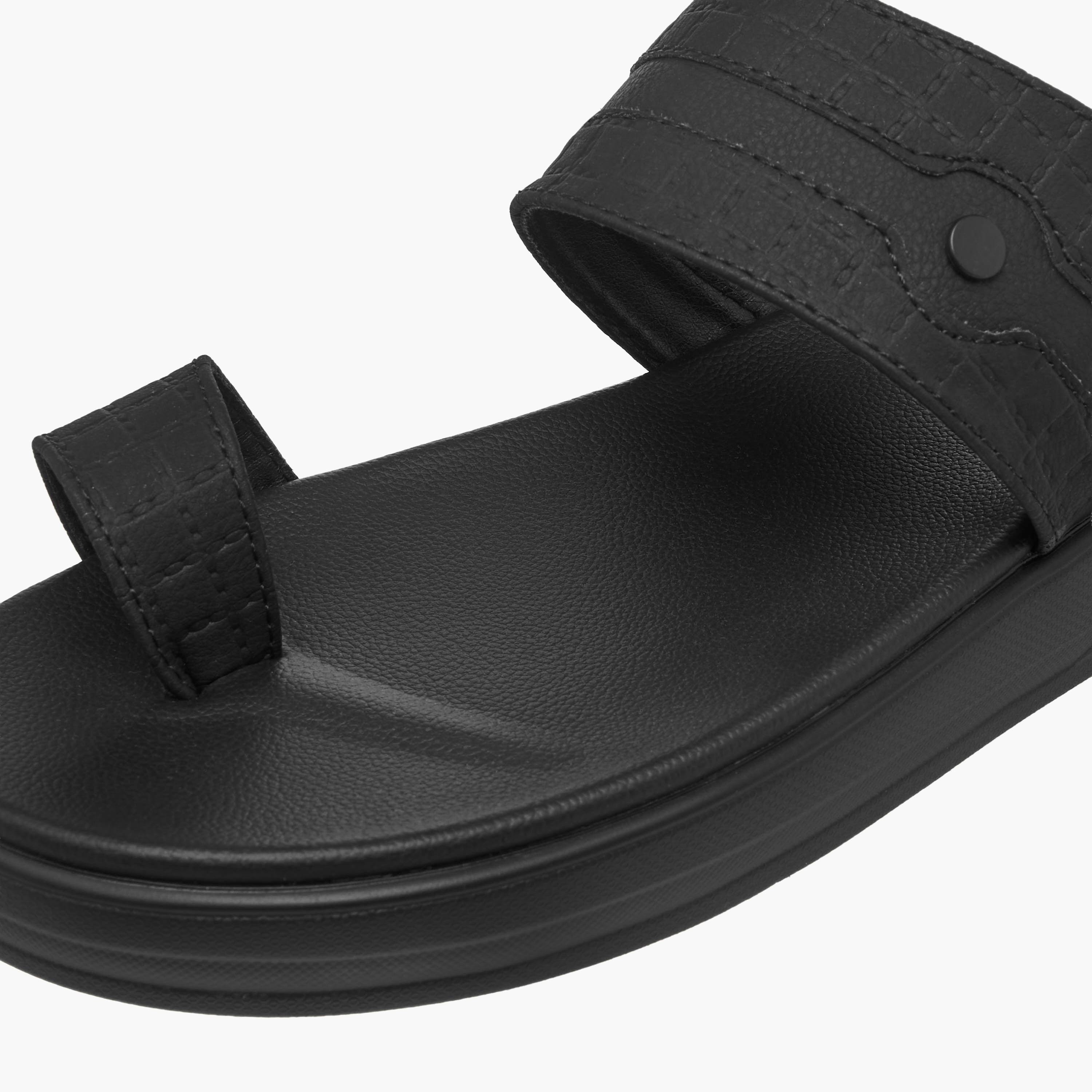 صندل عربي بتفاصيل حلقة إصبع للرجال من الواحة-men-shoes-sandals-image-4