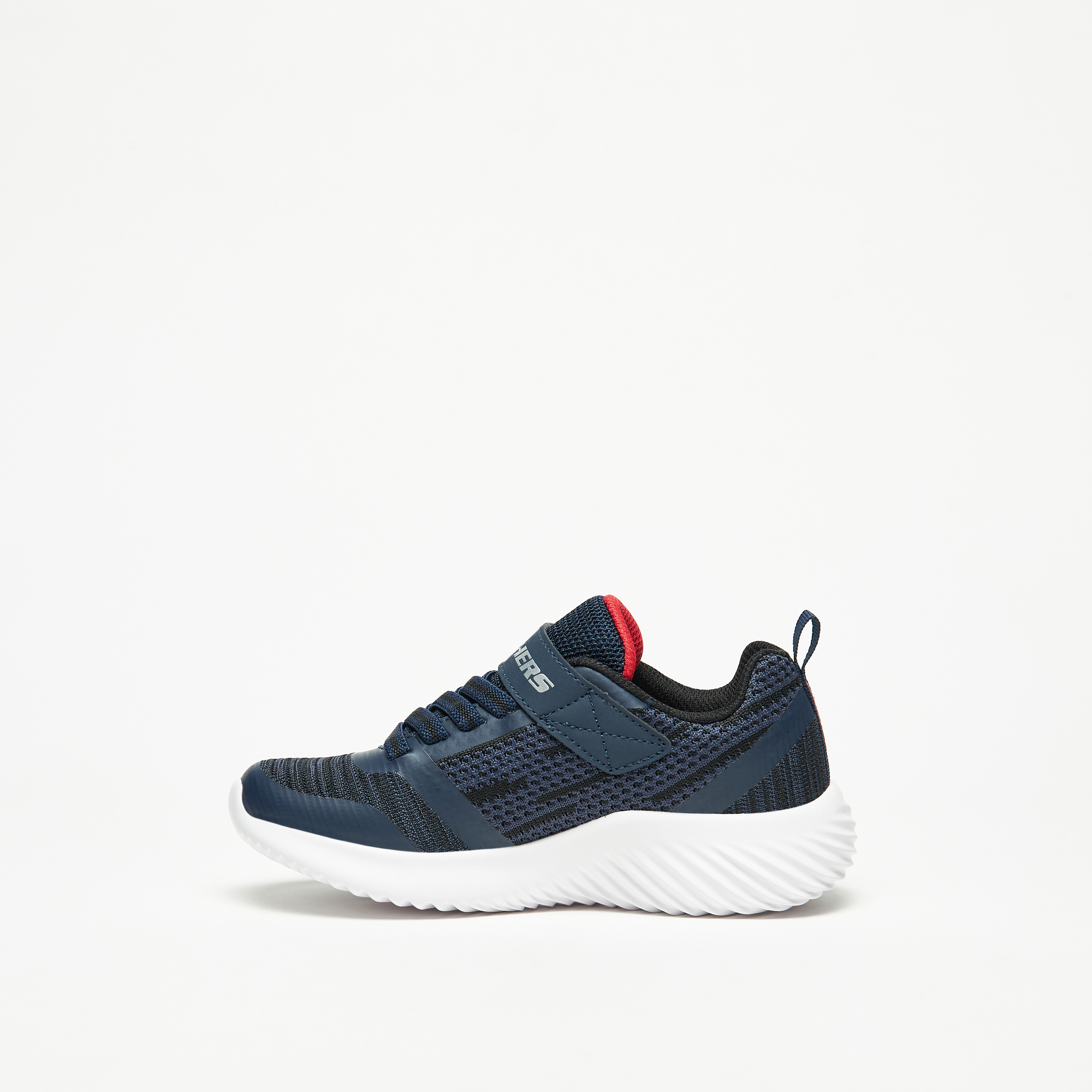 Skechers Bounder Boys Memory Foam Walking Shoes 98302L-NVBK | OE-boys-shoes-sneakers-image-3