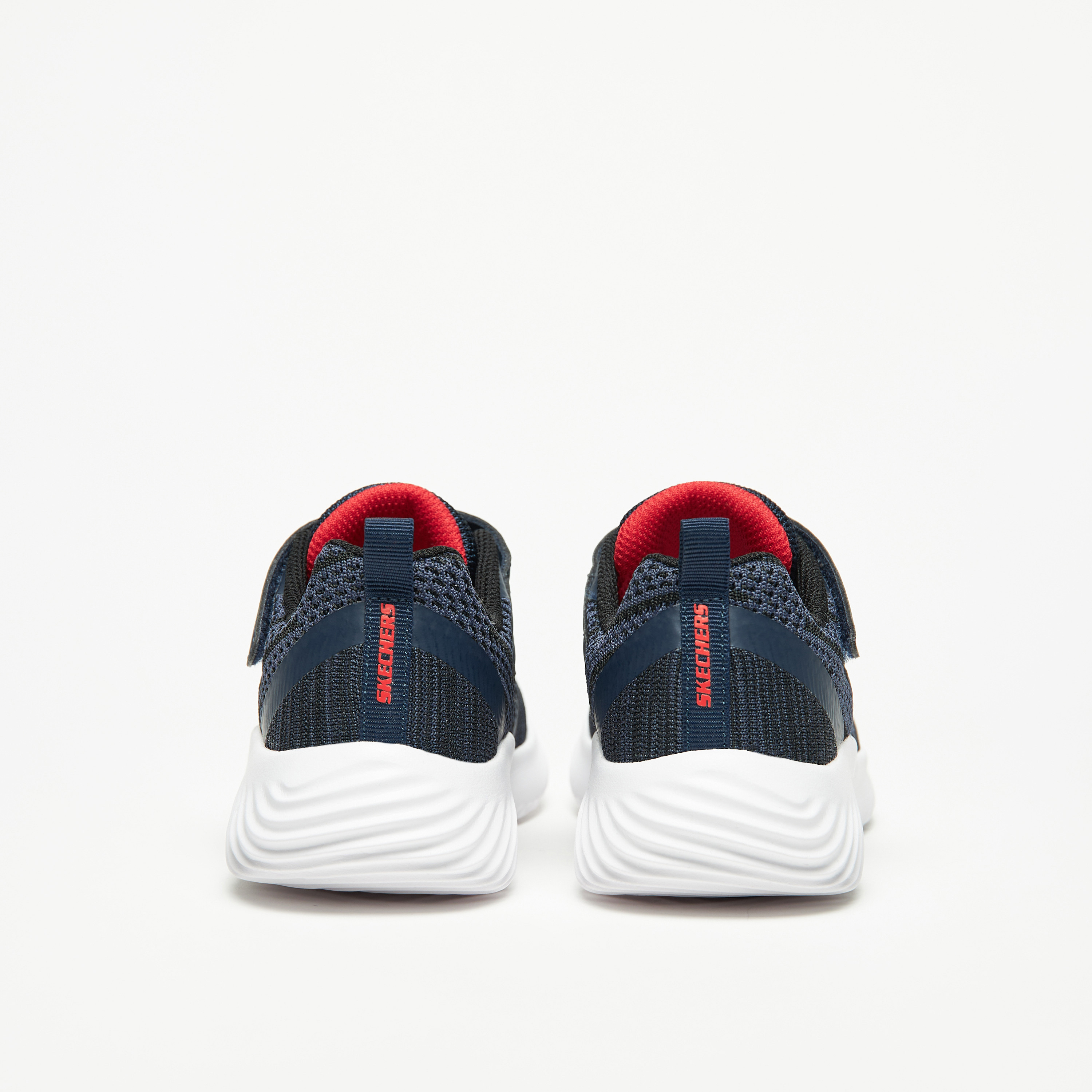 Skechers Bounder Boys Memory Foam Walking Shoes 98302L-NVBK | OE-boys-shoes-sneakers-image-5