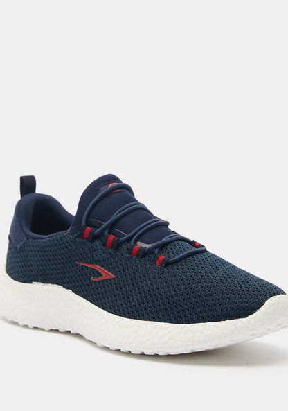 Dash Textured Running Shoes with Drawstring Closure