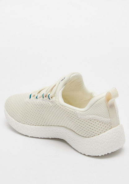 Dash Textured Slip-On Running Shoes with Drawstring Detail-Girl%27s Sports Shoes-image-2