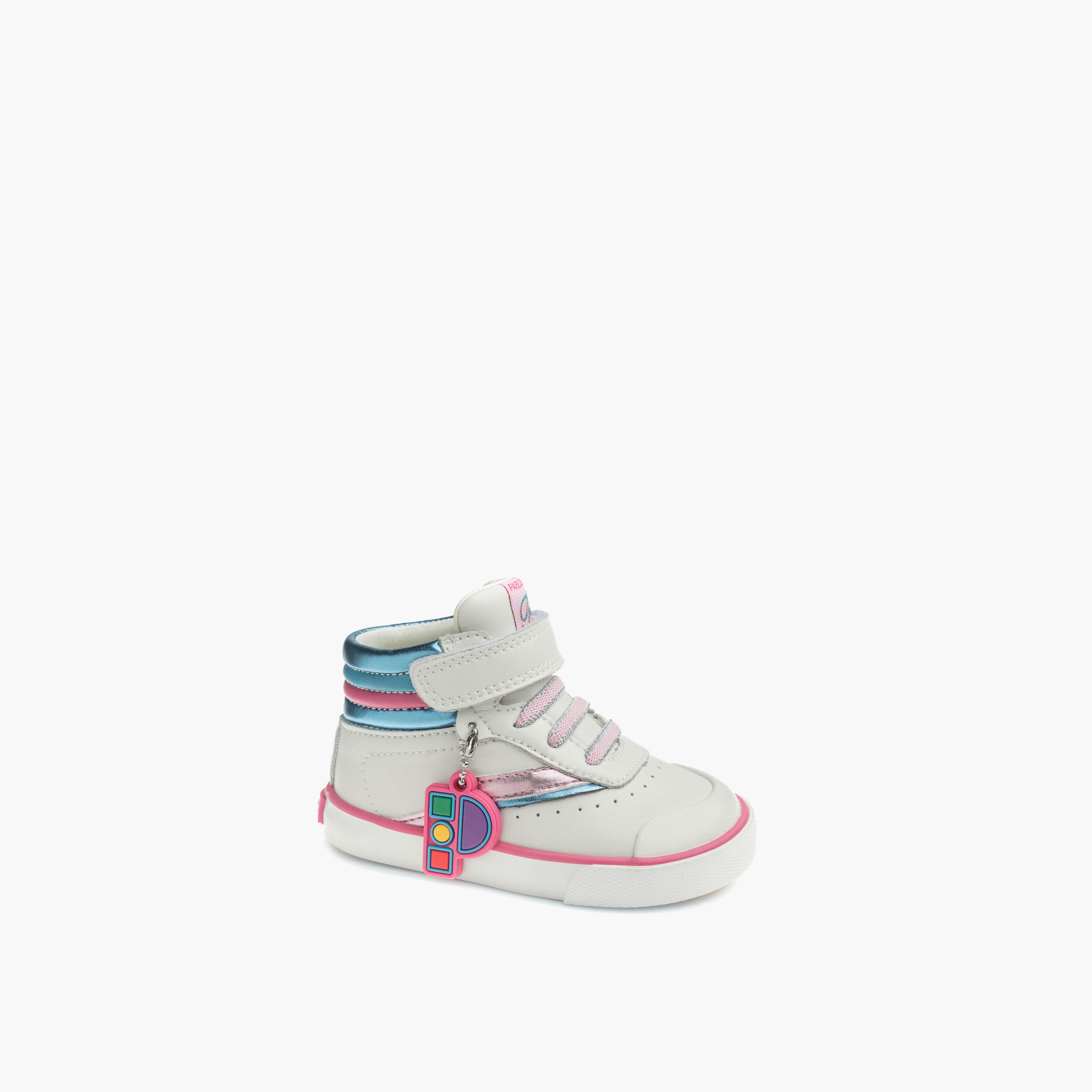 Pablosky Boys Hook & Loop Leather High Top Sneakers-boys-shoes-sneakers-image-7