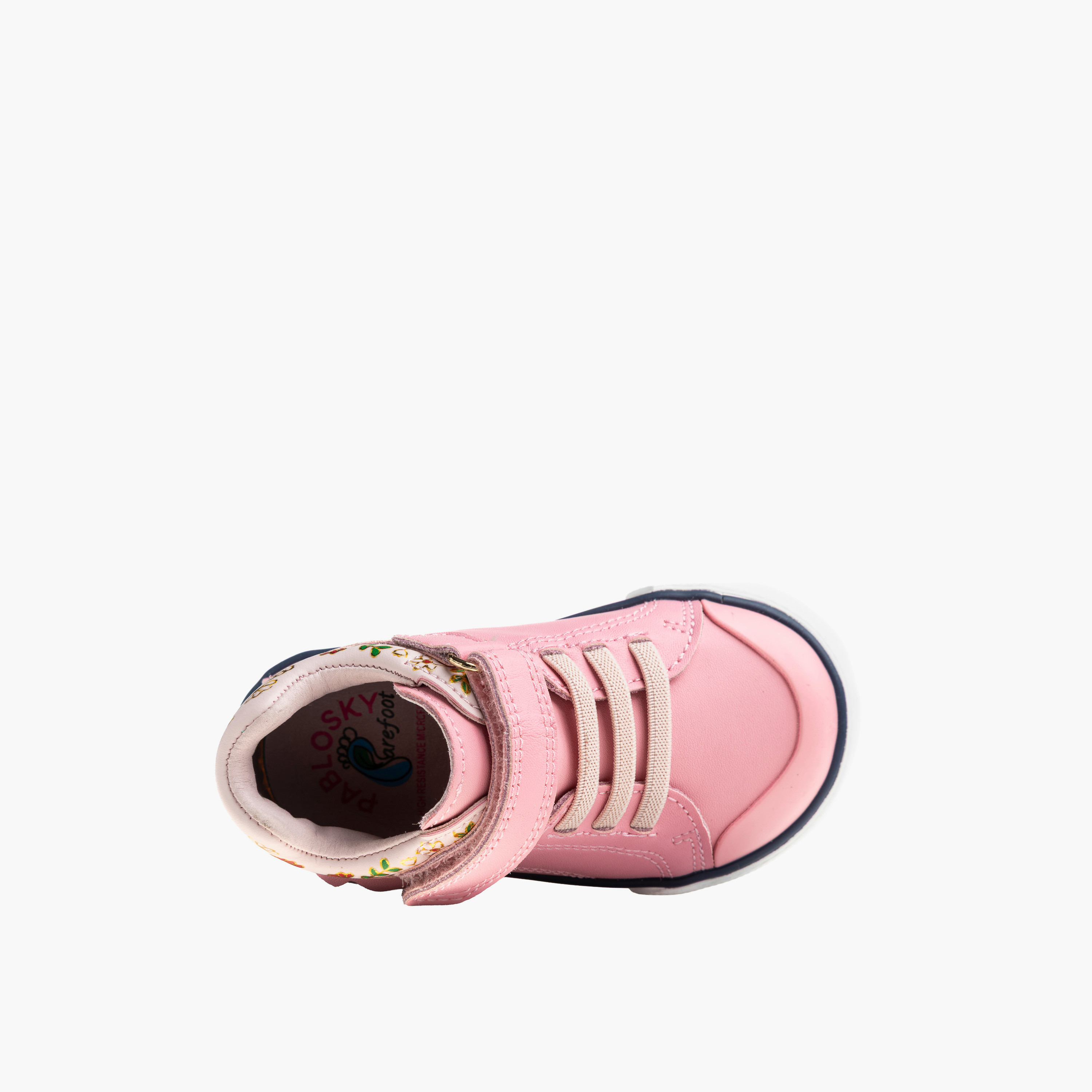 حذاء سنيكرز جلد بشريط إغلاق لاصق للبنات من بابلوسكي-girls-shoes-sneakers-image-3