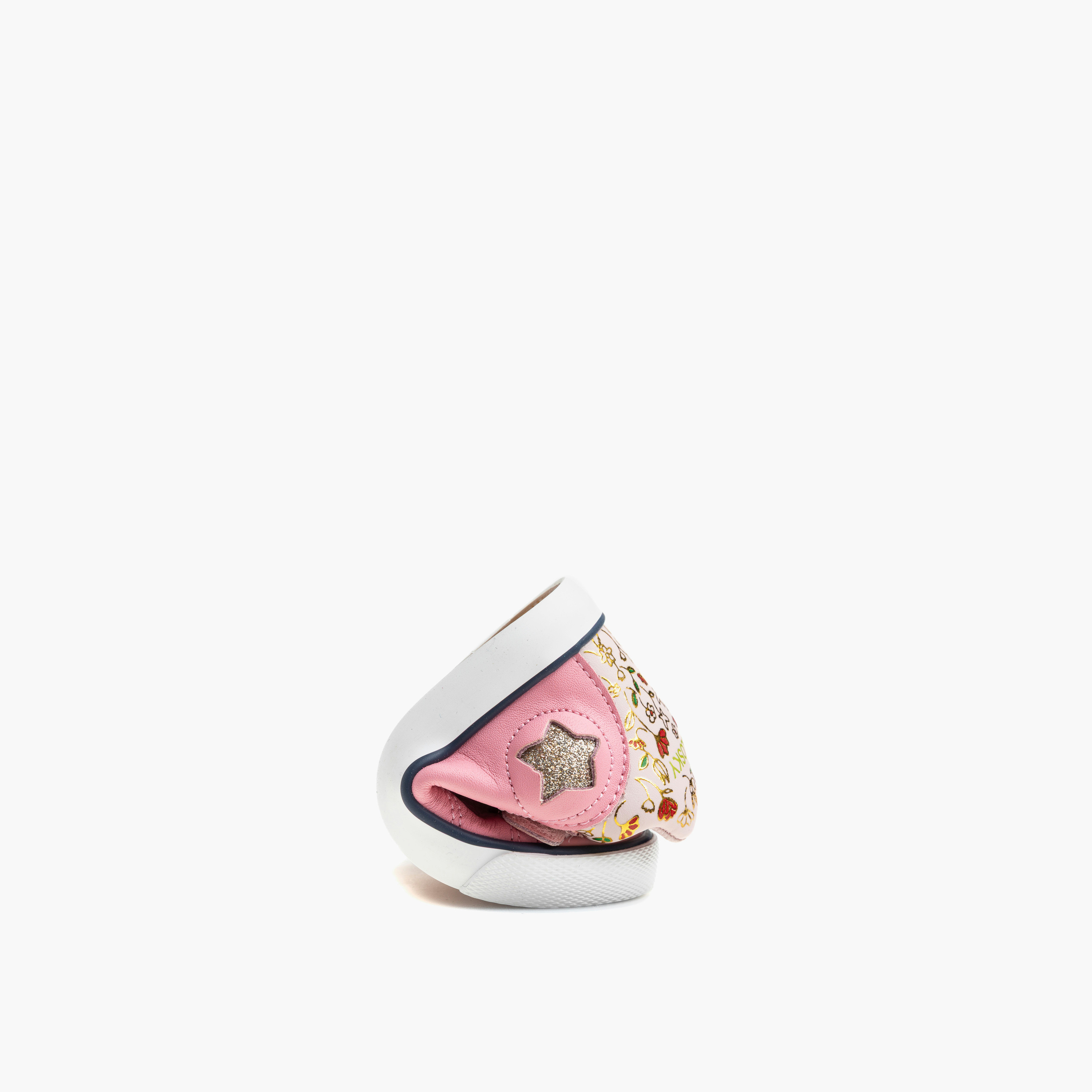 حذاء سنيكرز جلد بشريط إغلاق لاصق للبنات من بابلوسكي-girls-shoes-sneakers-image-5