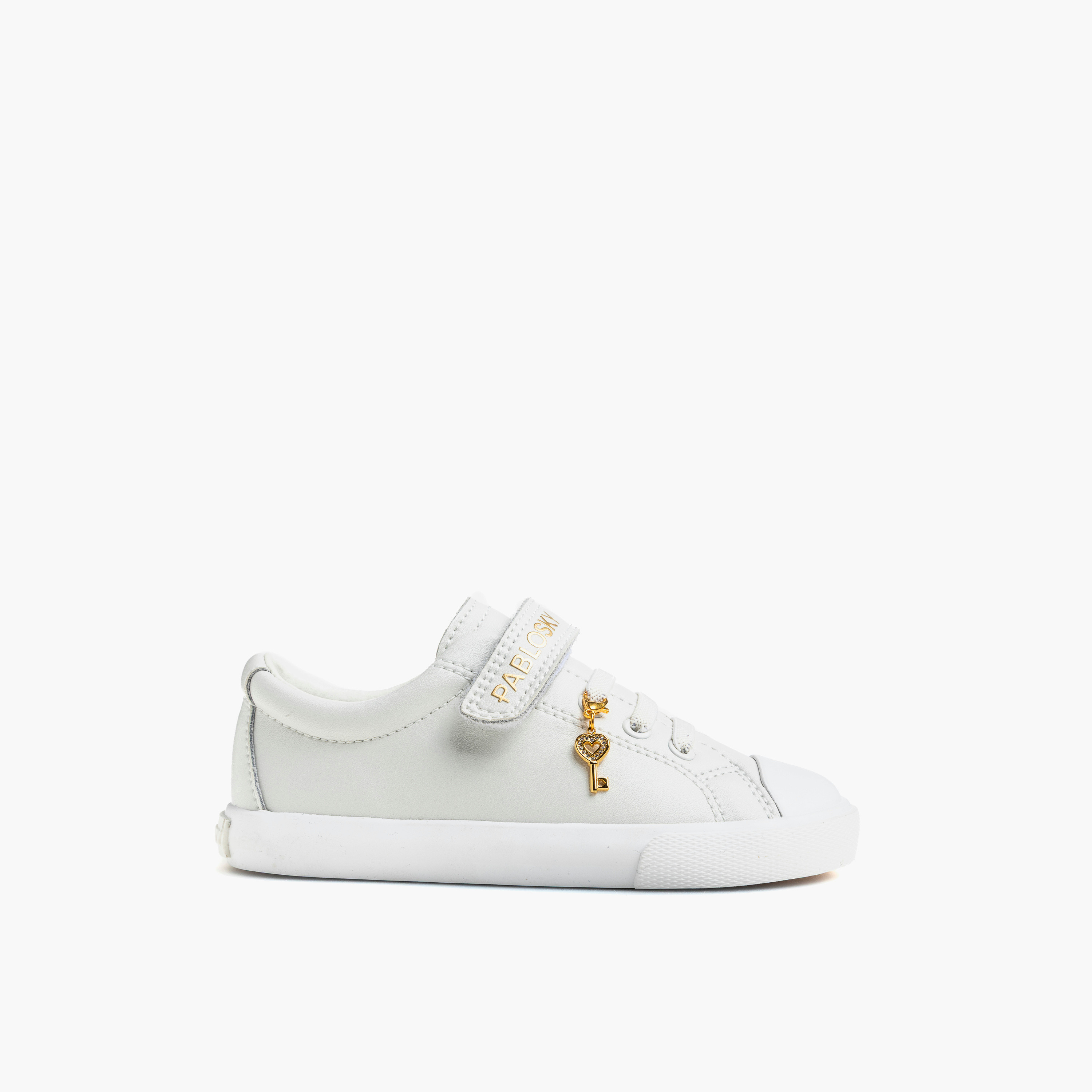 Pablosky Kids Hook & Loop Leather Sports Shoes-boys-shoes-schoolshoes-image-1