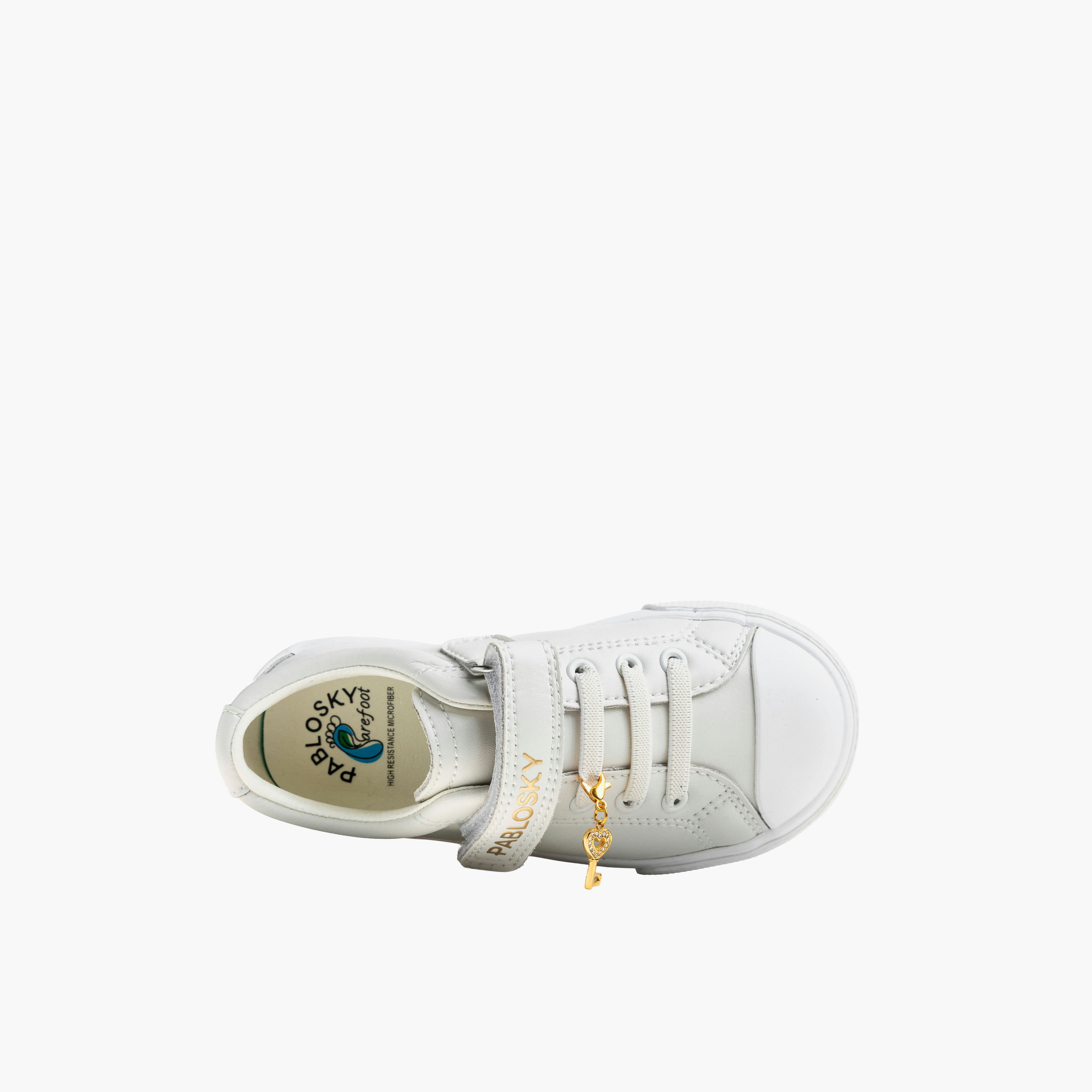 Pablosky Kids Hook & Loop Leather Sports Shoes-boys-shoes-schoolshoes-image-3